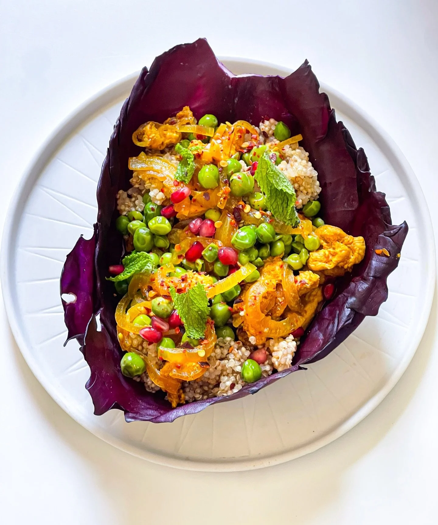 🌮 Day 3-  Wannabe chicken tacos with pomegranate (Espa&ntilde;ol 👇)
👇 Comment
💖 Share
👯&zwj;♀️ Tag a friend
Follow along, and let&rsquo;s get cooking!

🌮 Day 3-  Tacos saludables de pollo  al curry con menta.
👇 Comenta
💖 Comparte
👯&zwj;♀️ Et