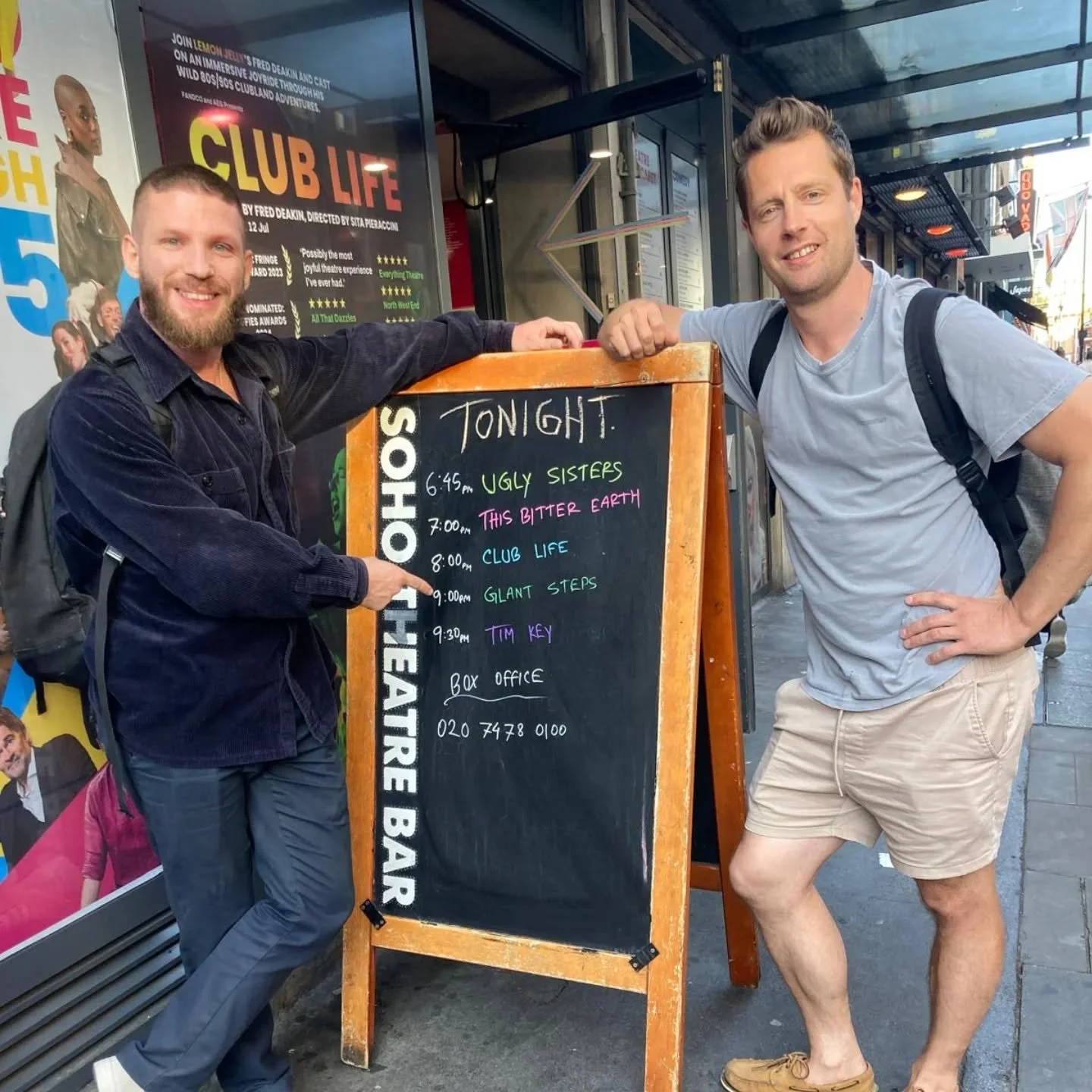 Me and Conor on our gap year.