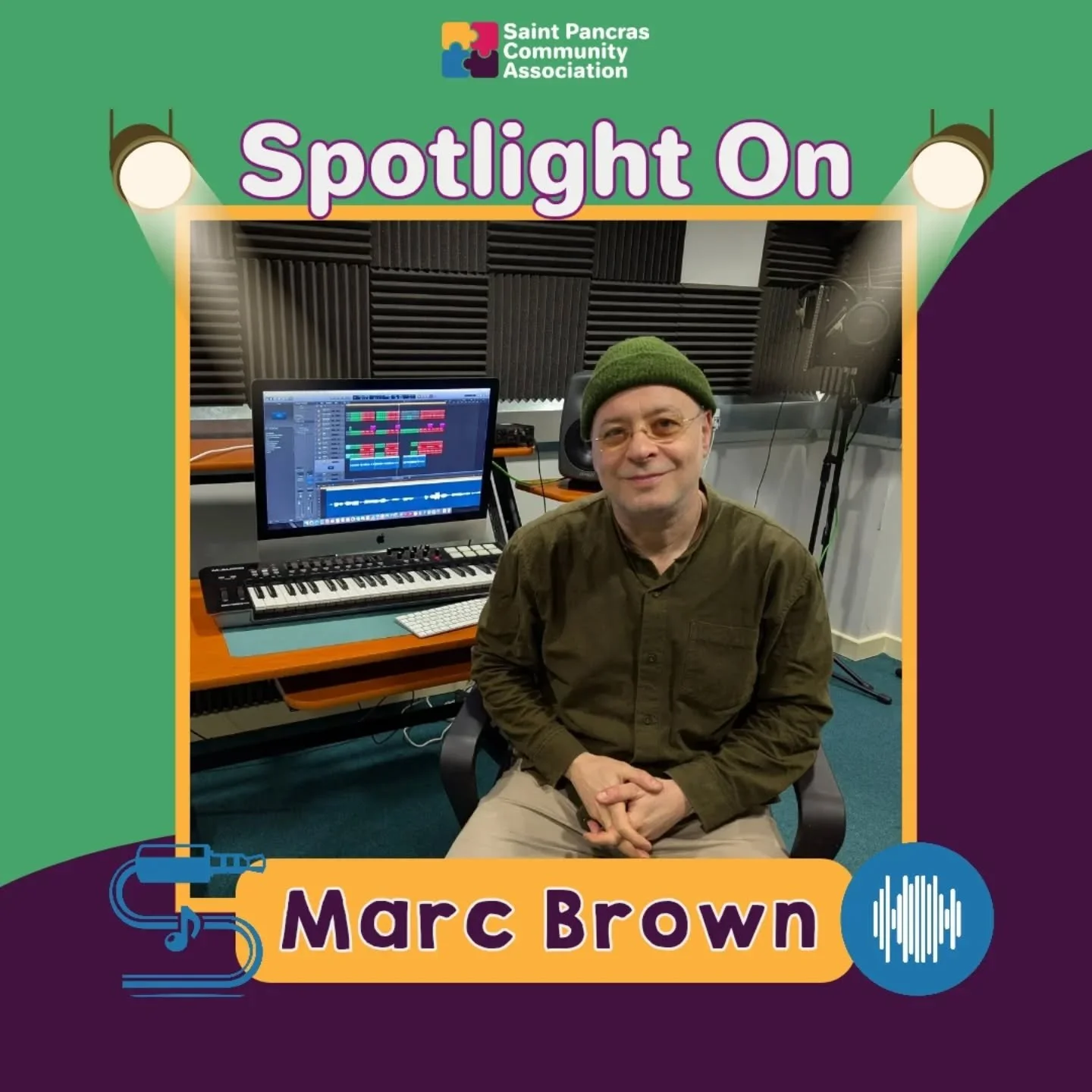 🌟Spotlight on: Marc🌟

Over the past 6 weeks, SPCA has hosted audio engineer and youth worker Marc Brown to put on Studio Time @ Shed Music, a youth programme for Camden residents aged 13 through 25, supported by @wemakecamden

Marc shared that he b