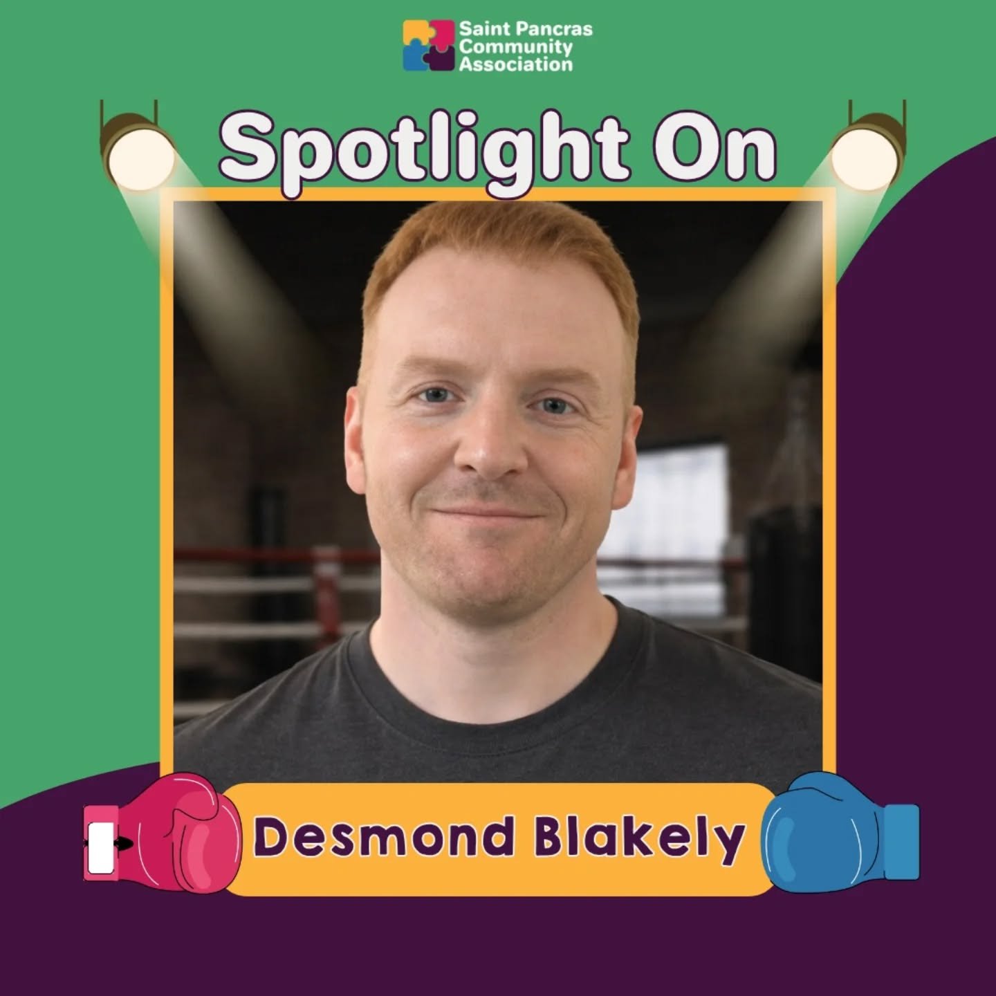 🌟Spotlight on: Desmond🌟
Back in October, we kickstarted a new boxercise/boxing class with award-winning instructor Desmond Blakely. This month, we caught up with Desmond to learn about his background in boxing, his teaching style, and who might enj