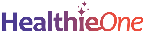 Close-up of a colorful logo with the letters 'e' and 'm' and some star-shaped sparkles.