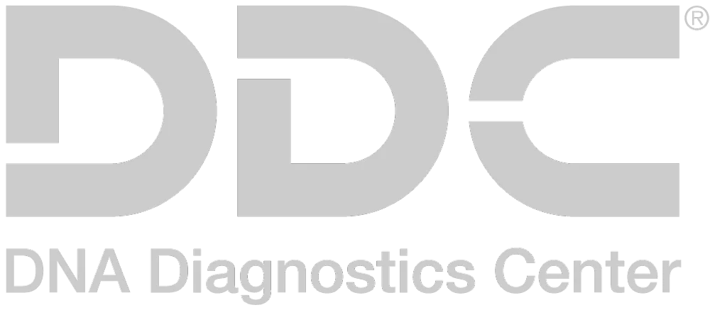 Logo of DDS DNA Diagnostics Center with stylized 'DDS' lettering and the company name below.