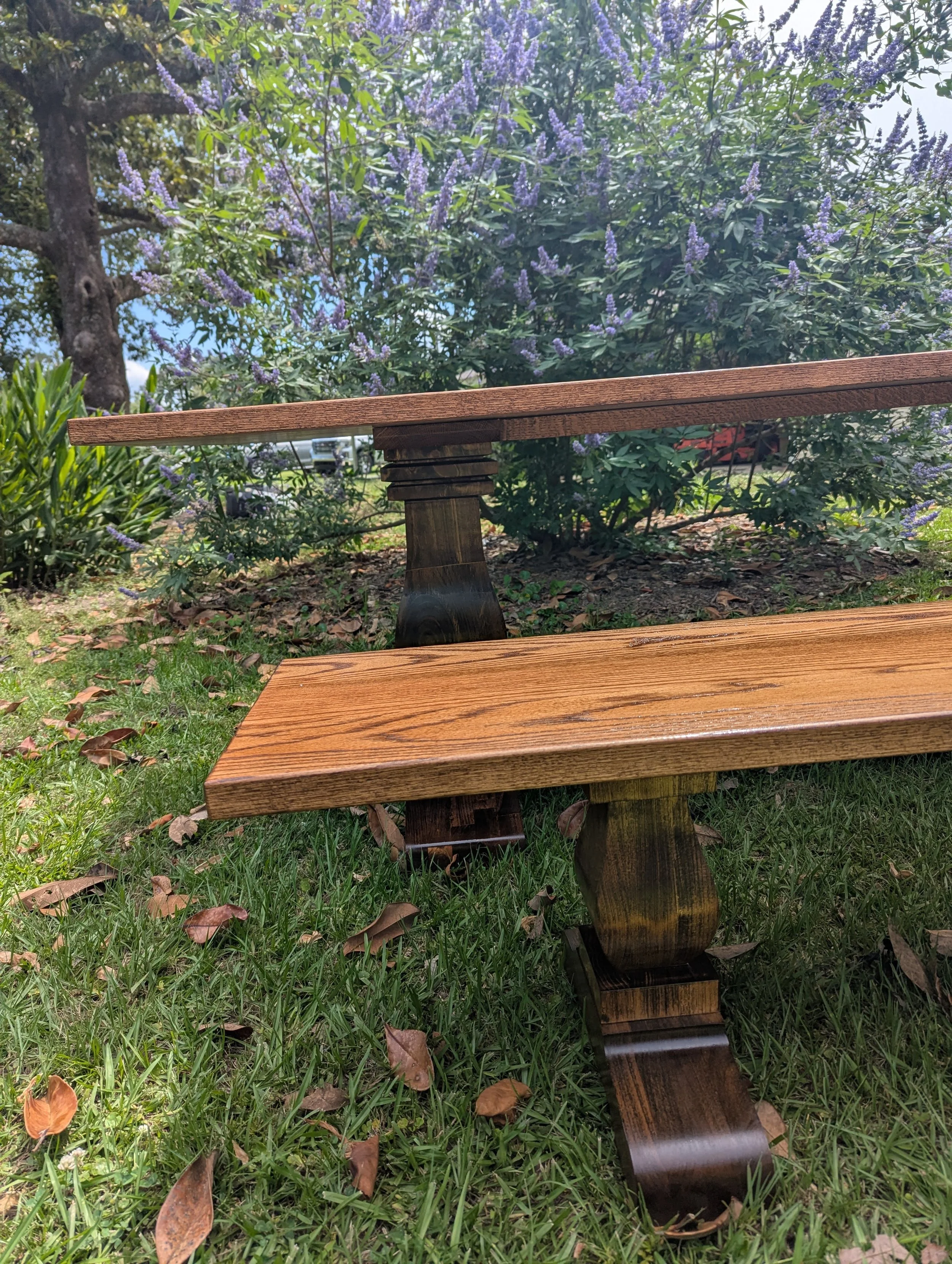 Red Oak with Bench Pedestal Base 7.jpg