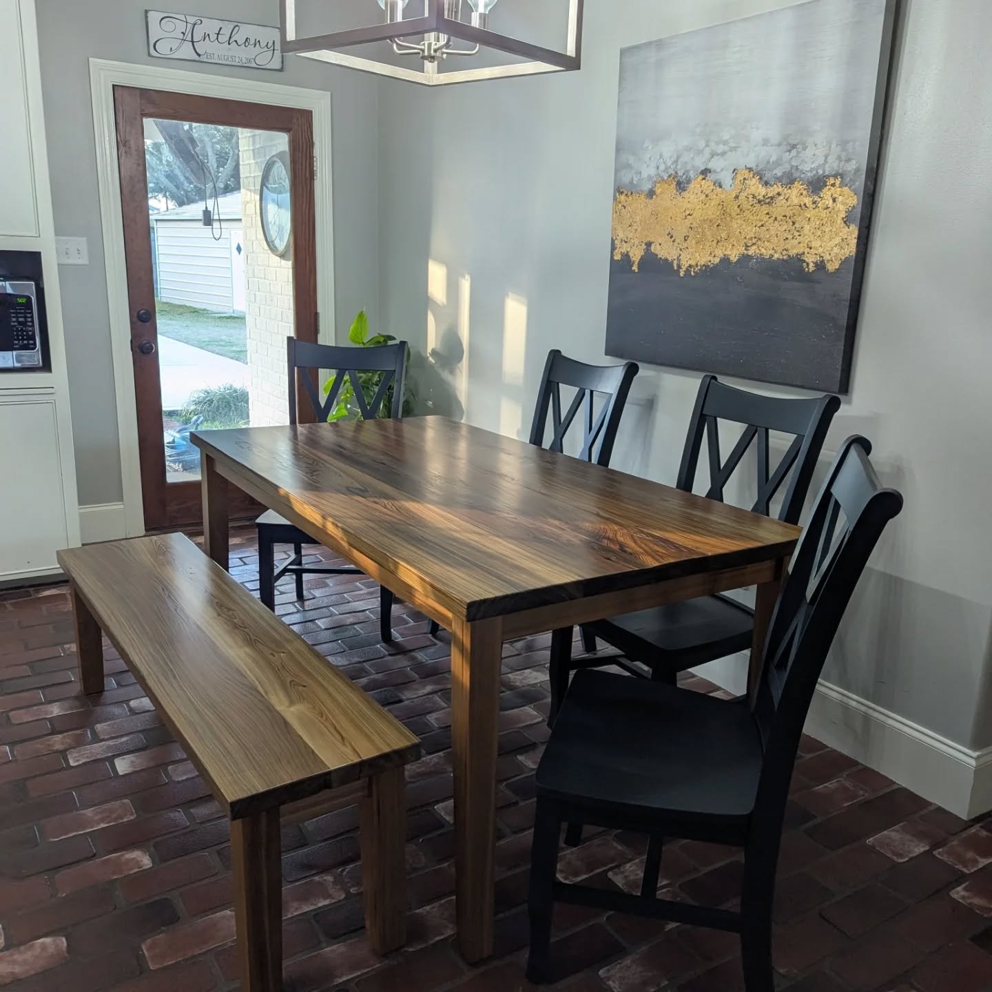 Tapered Leg with Black Chair and Bench 1.jpg