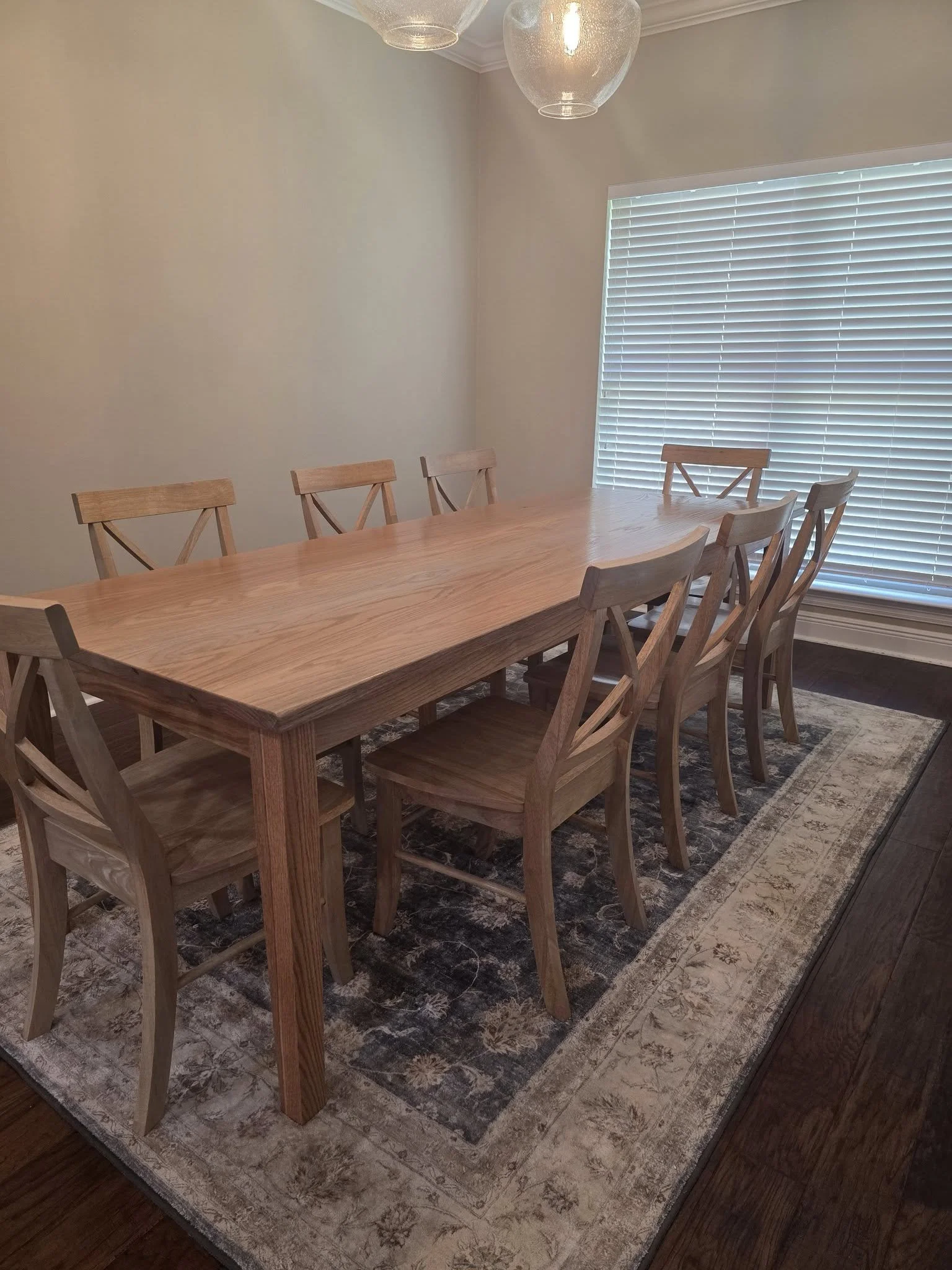 Farmhouse Dining Set - Maple