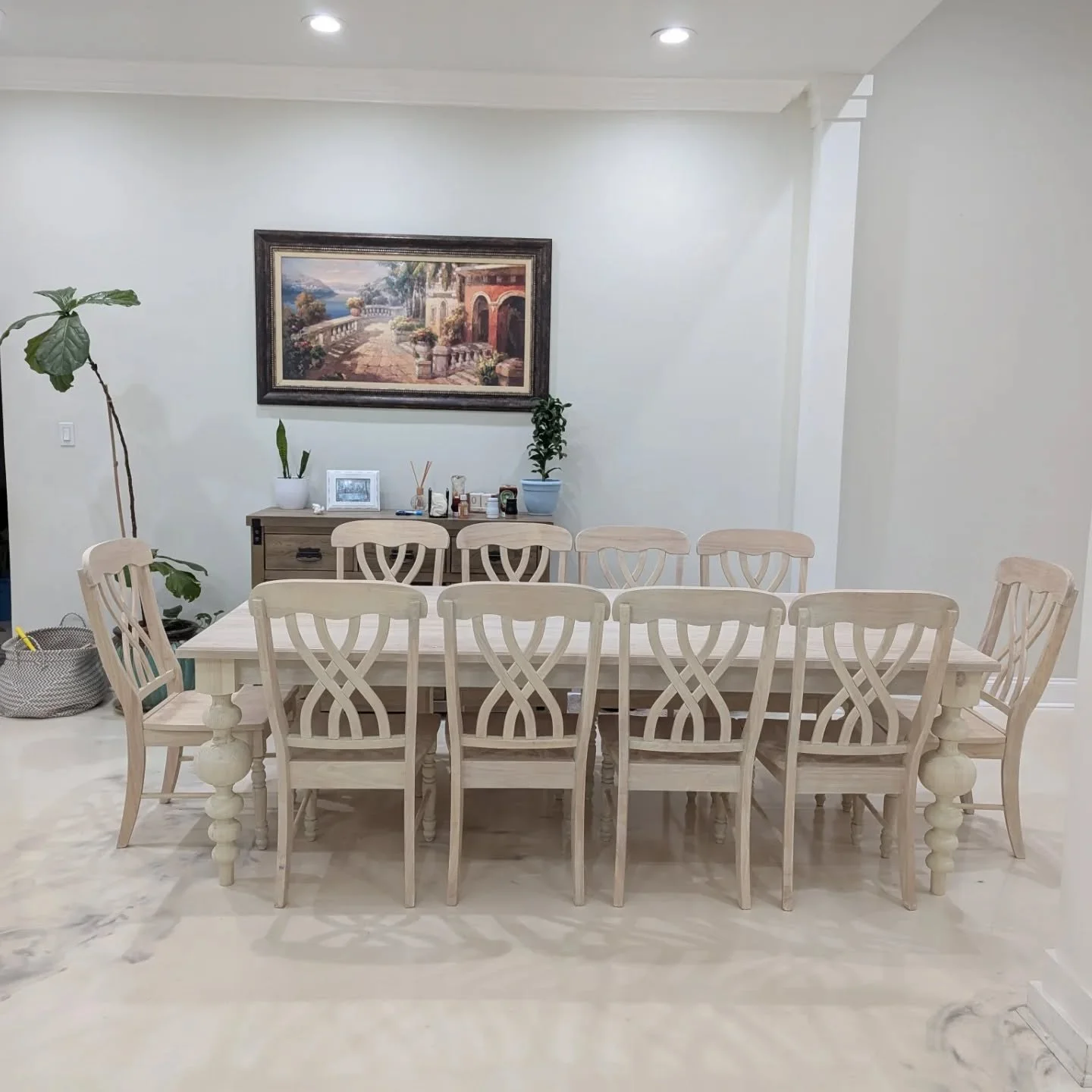 Farmhouse Dining Set - Ash