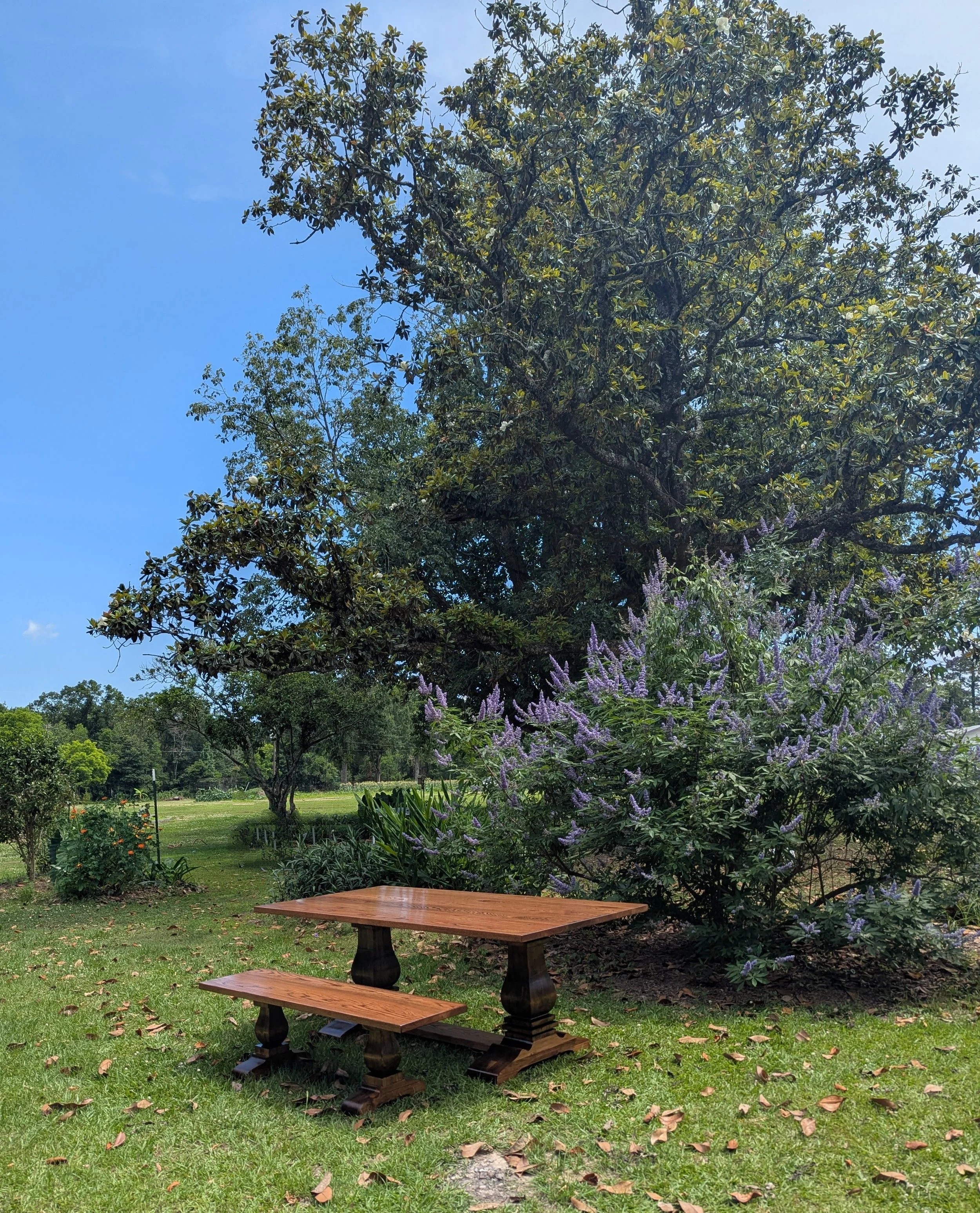 Red Oak with Bench Pedestal Base 12.jpg