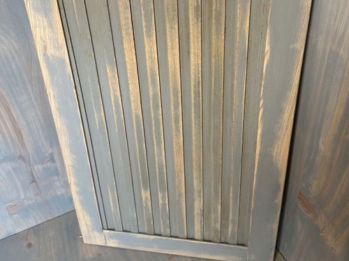 Painted And Distressed
Any colour you like but greys are trending!