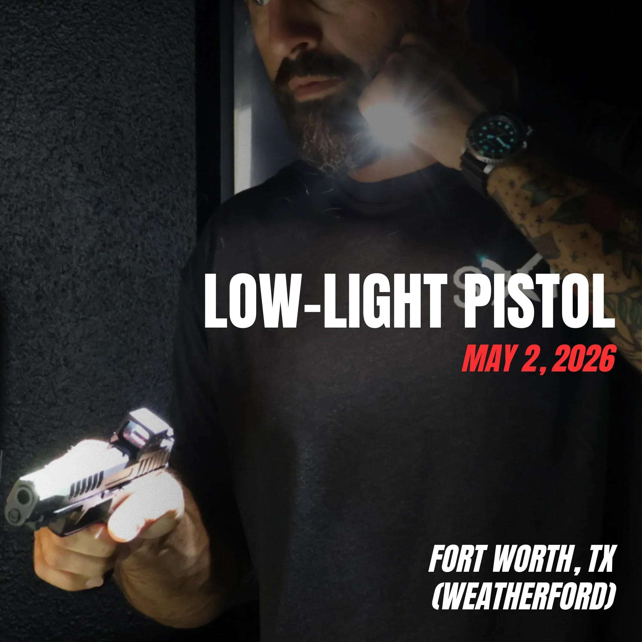 SDR Low Light Pistol Dallas/Ft worth