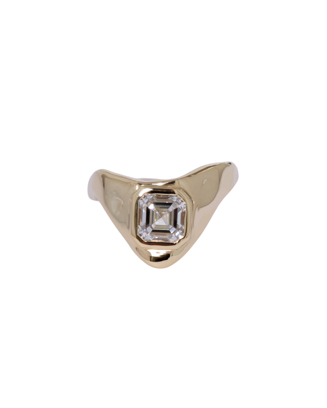 KEEP Asscher Diamond Engagement Ring