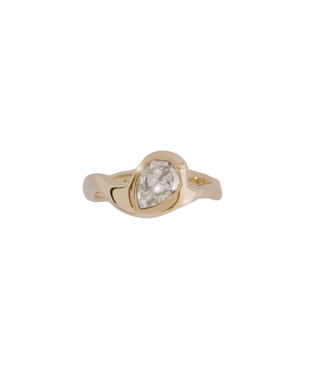 CARRY Pear Diamond Engagement Ring