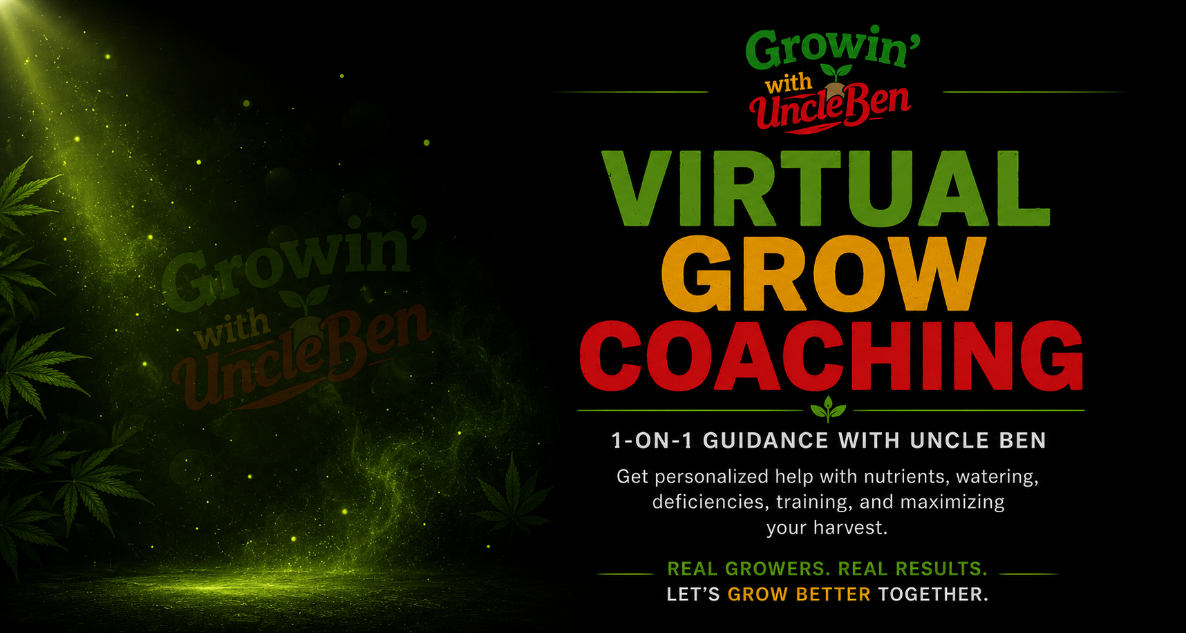 Photoperiod Grow Coaching Package – $250 (12 - 16 Weeks)