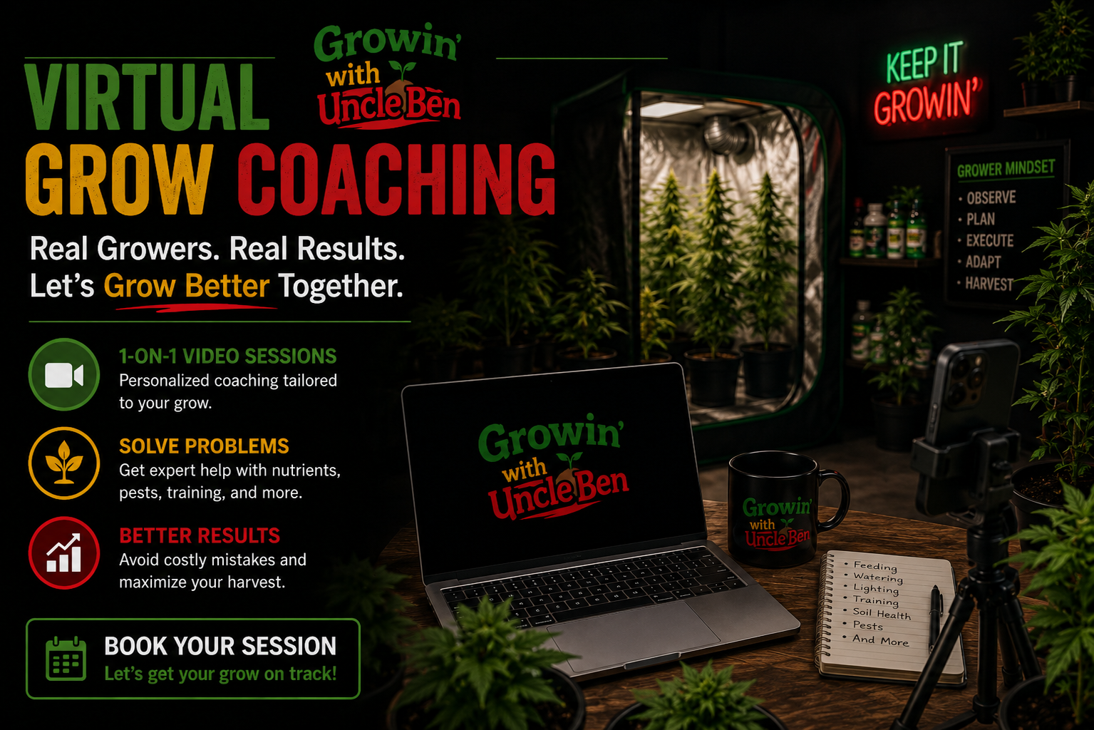 Autoflower Grow Coaching Package - $150 (10 Weeks)