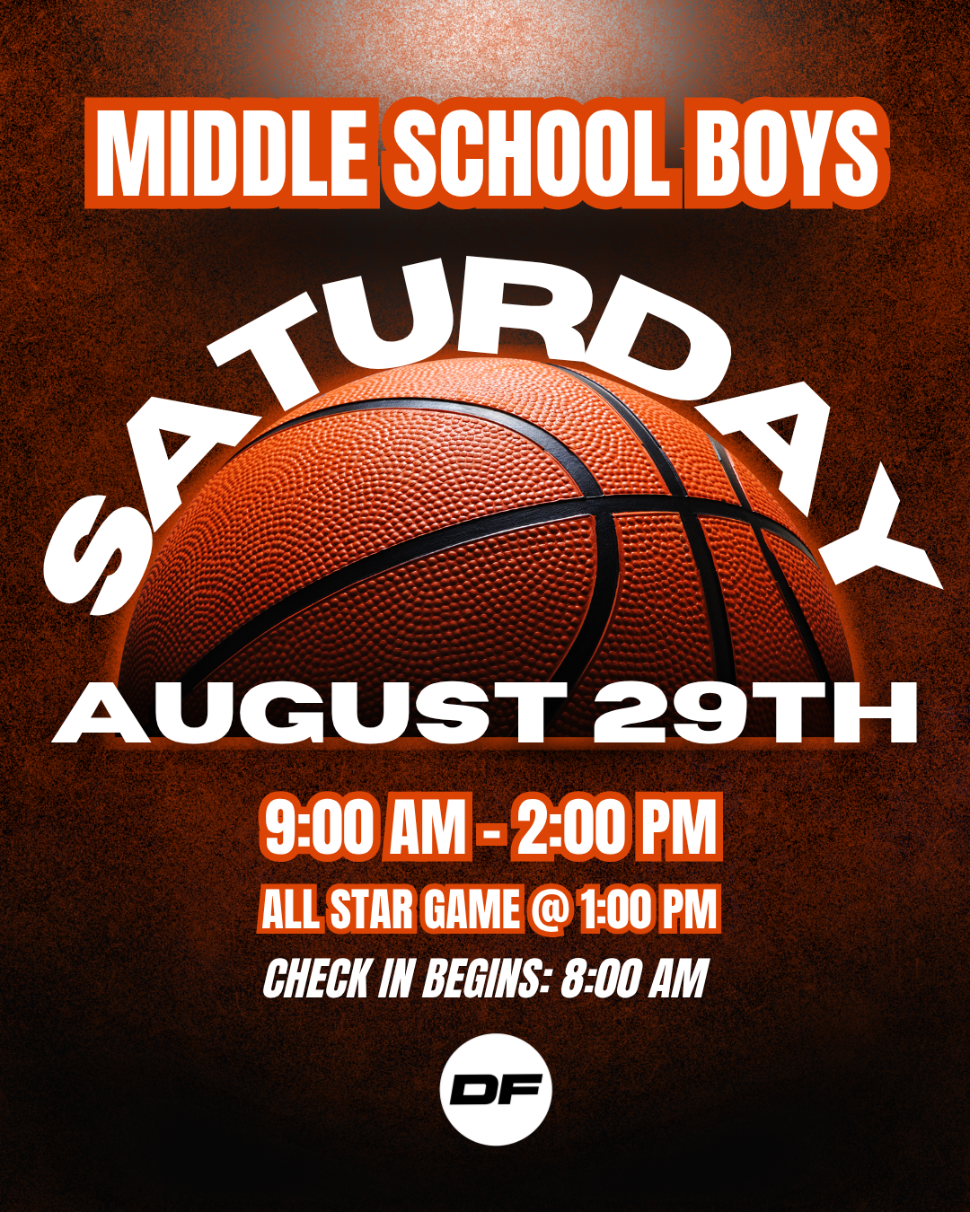 Middle School Boys Registration