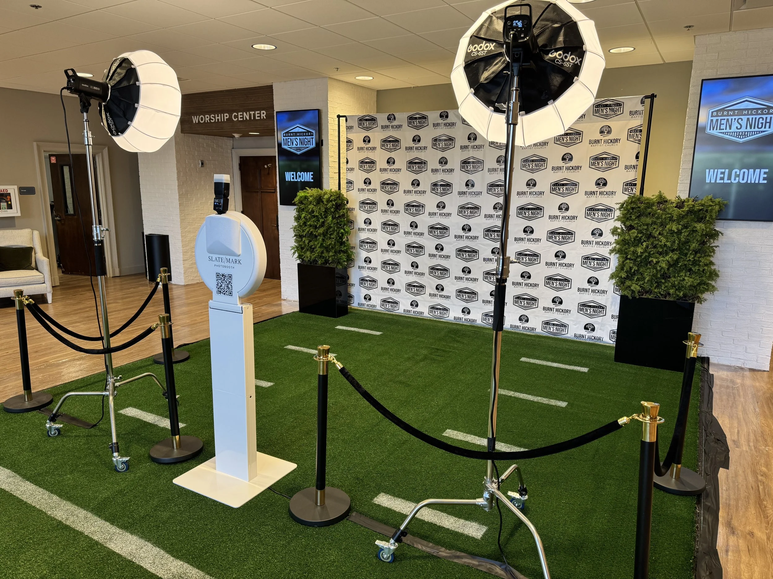Professional Brand Activation set-up by Slate/Mark Photobooth in Cobb County, GA