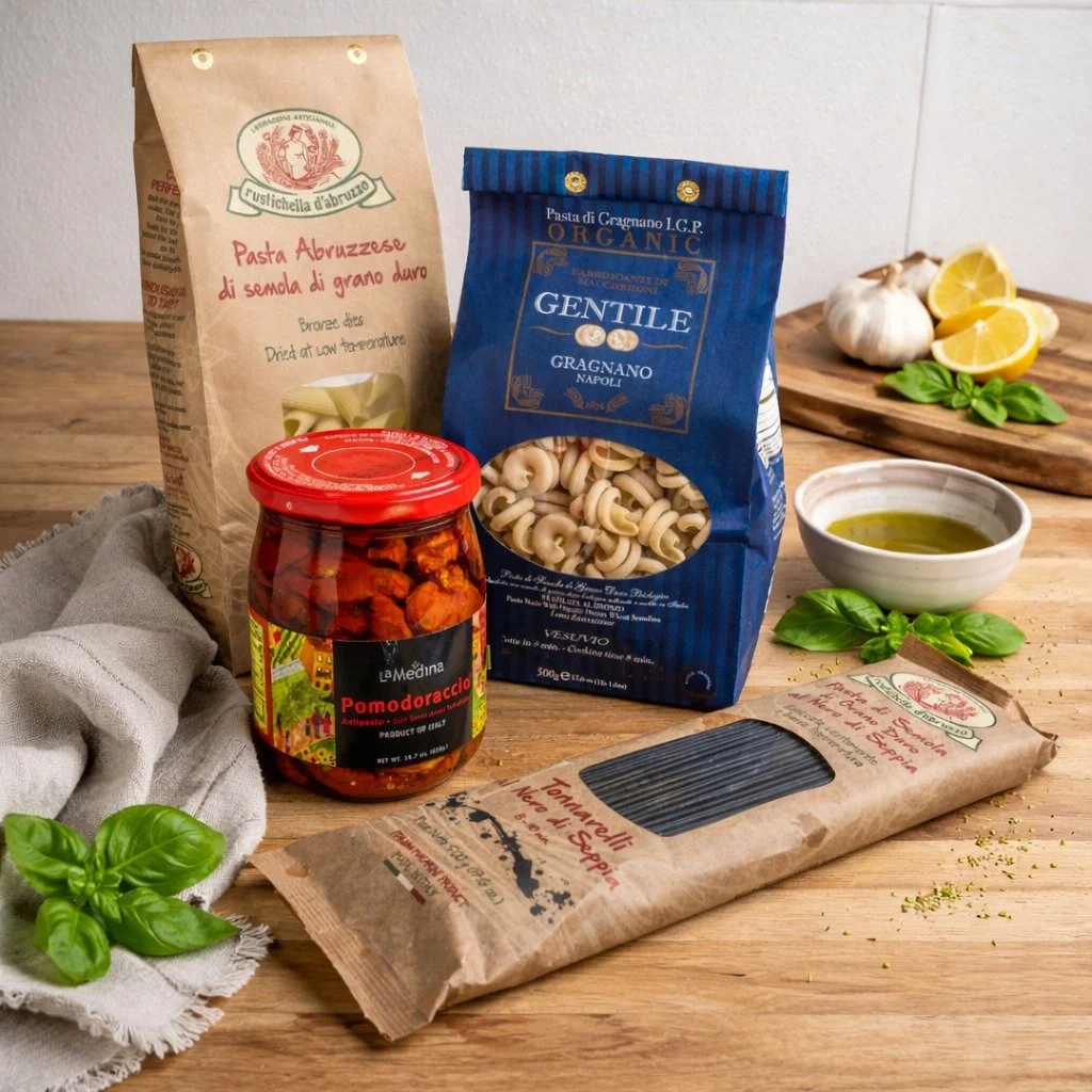🍝 A little trip to Italy&hellip; right here at The Mill Market.

Our shelves are stocked with premium Italian pastas and specialty pantry ingredients that turn a simple dinner into something special.

You&rsquo;ll find beautiful pastas like Rustiche