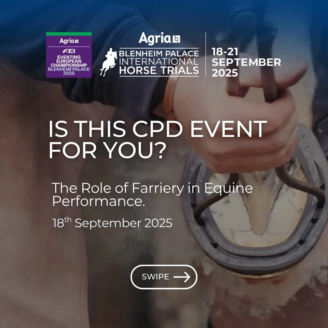 No foot, no horse!

It&rsquo;s a truth we all understand in the equestrian world. But do you really know just how much farriery can influence your horses&rsquo; performance and biomechanics? 🤔

Join us at the Agria FEI Eventing European Championship