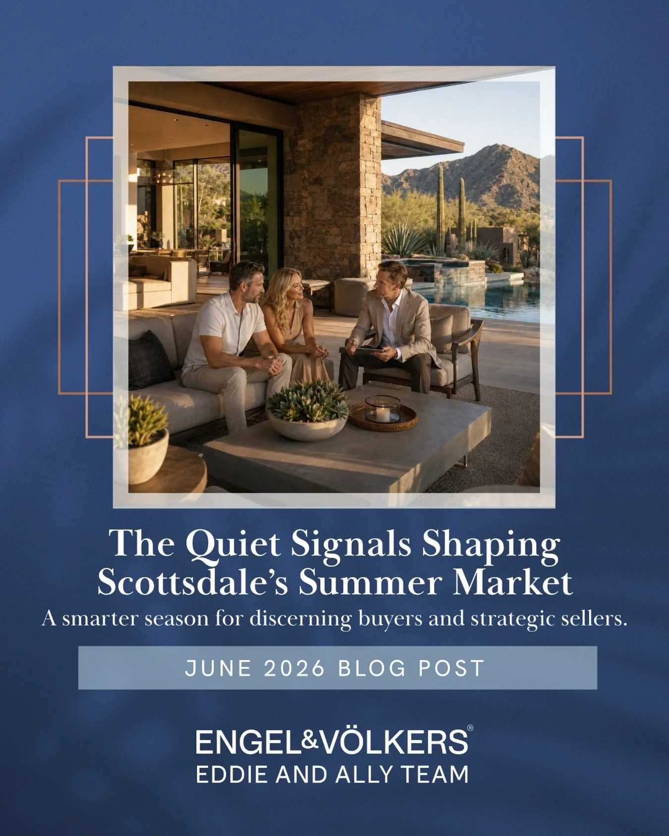 The Scottsdale summer market isn&rsquo;t slowing down&mdash;it&rsquo;s shifting.

While many people assume summer is a quiet season for real estate, savvy buyers and sellers know this is often when opportunities emerge. More inventory, motivated sell