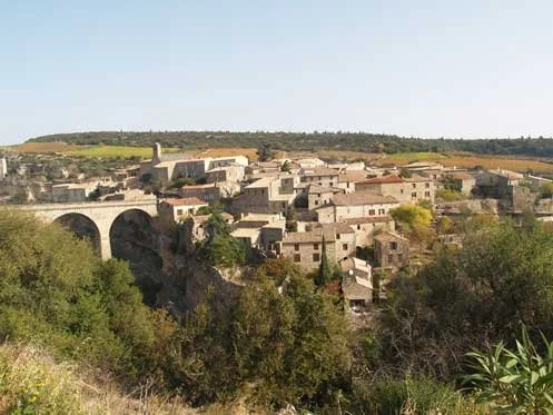 Udsigt over Nissan-lez-Enserune