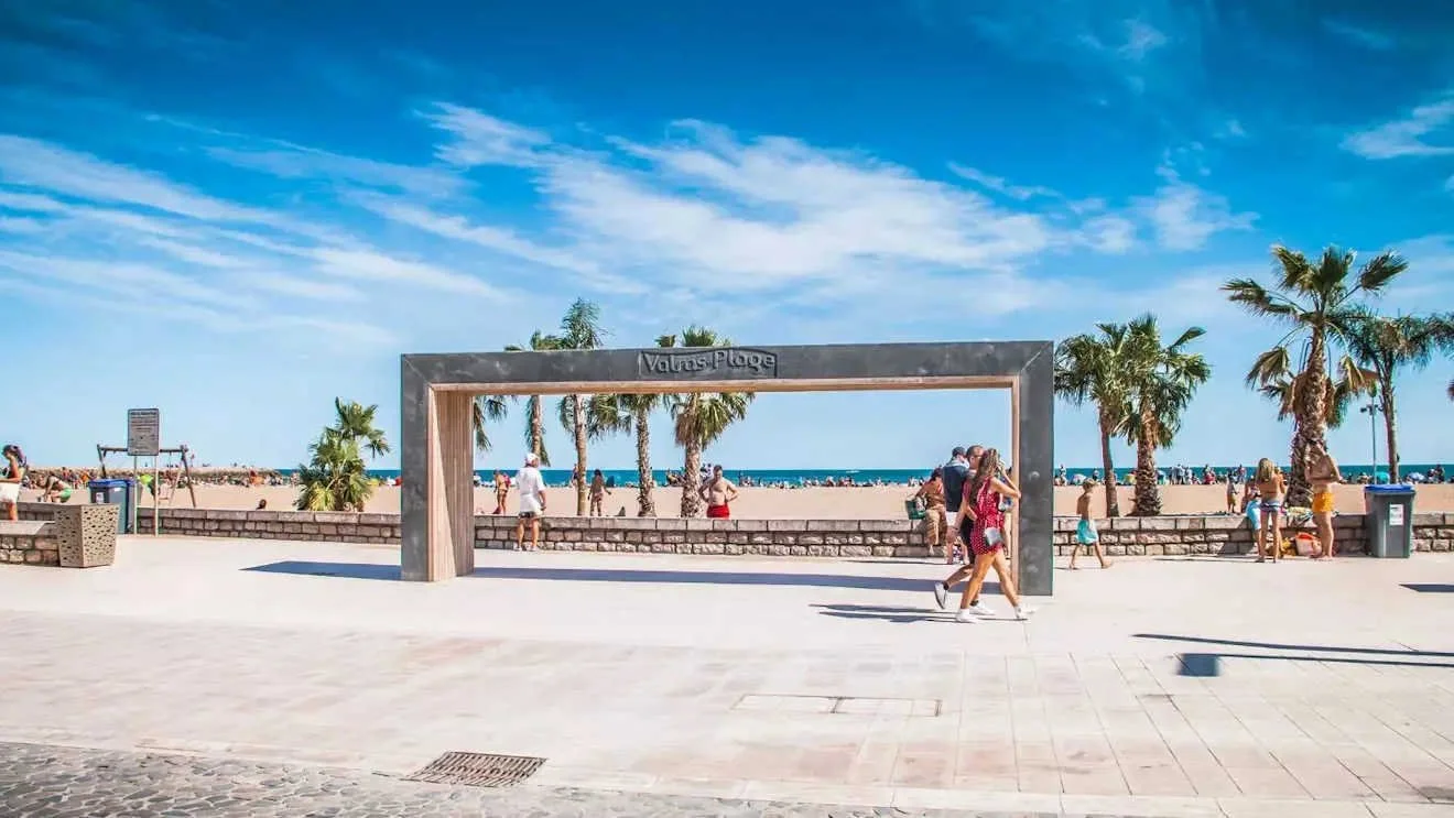 Nærmeste strand Plage de Valras