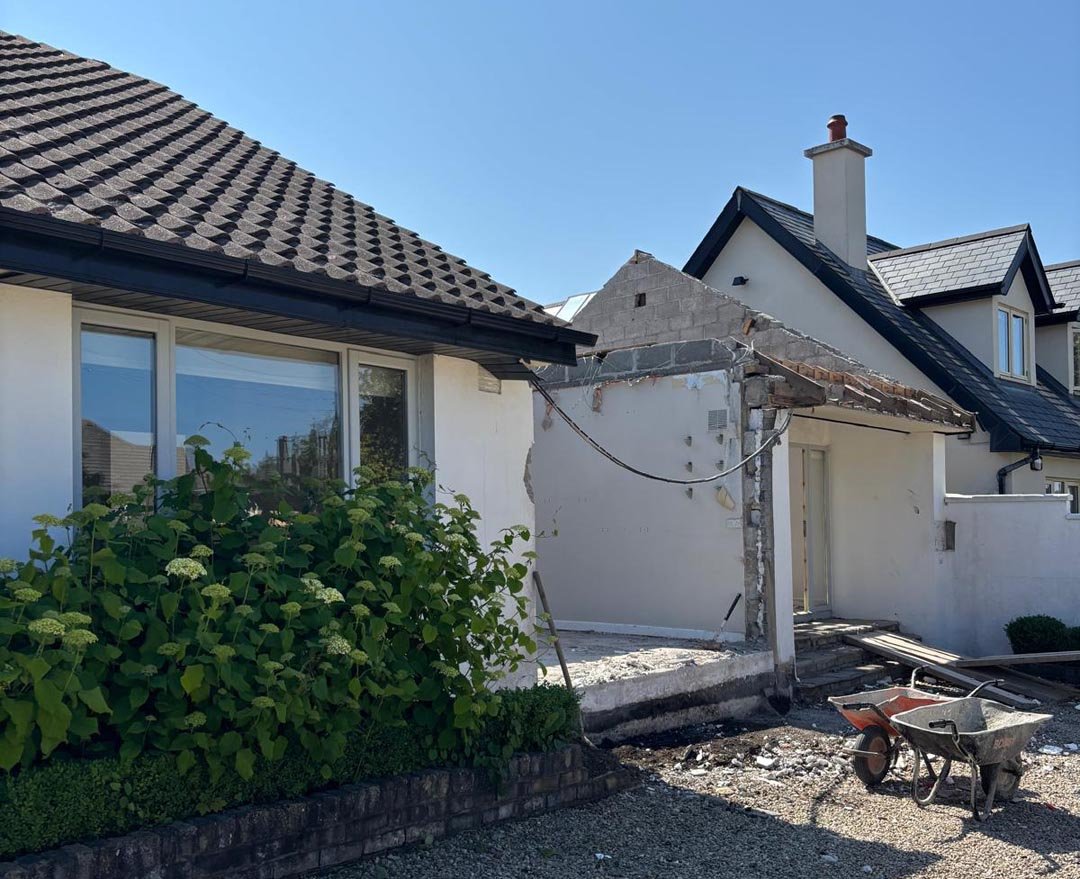 Project Update | Foxrock, Co. Dublin
Demolition is now underway on our latest residential remodel in Foxrock.

This intervention reimagines a modest bungalow into a contemporary family home, with:
🔹 A new double-height entrance hall introducing ligh
