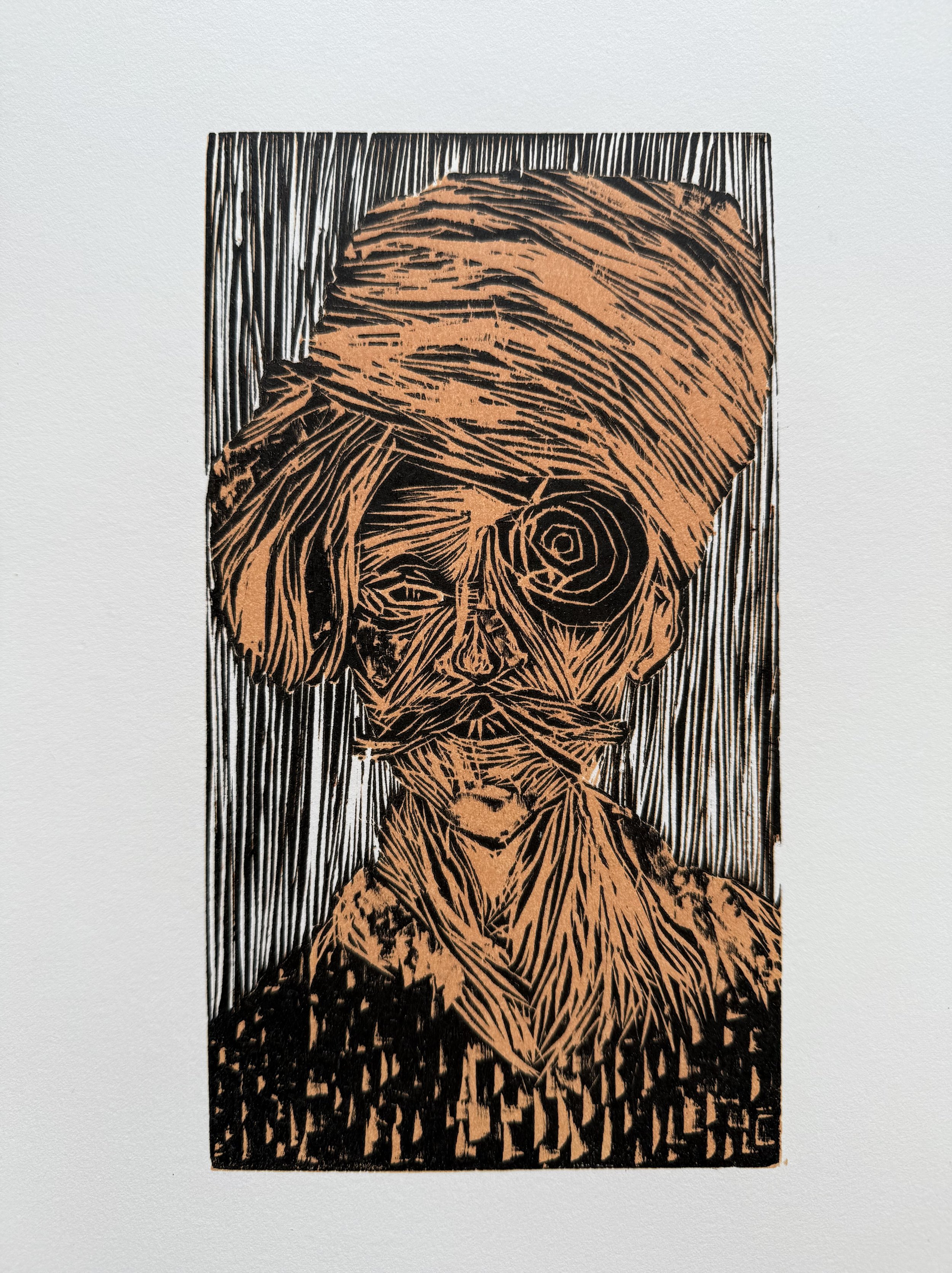 Relief print on BFK
