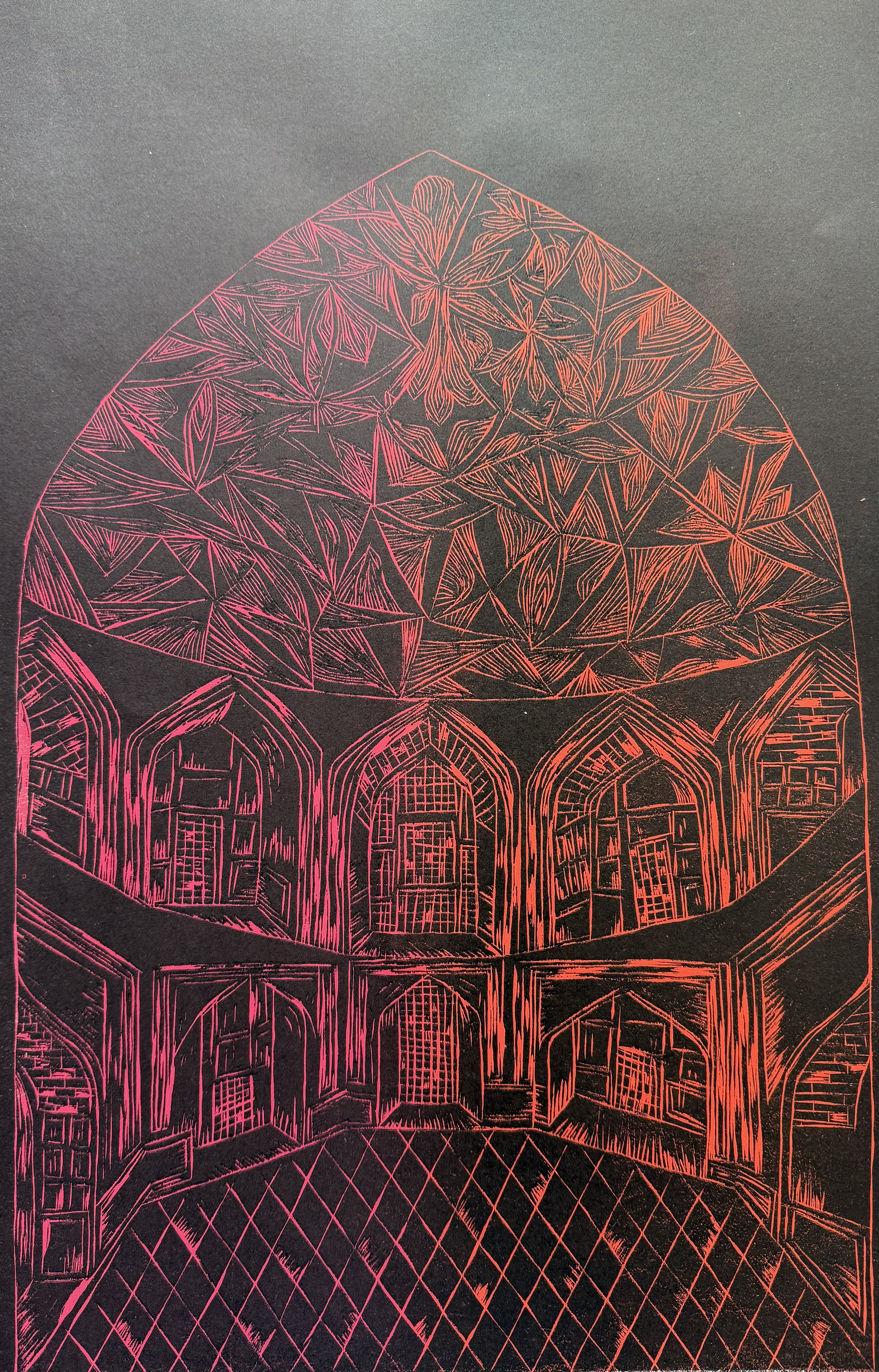Relief print on BFK