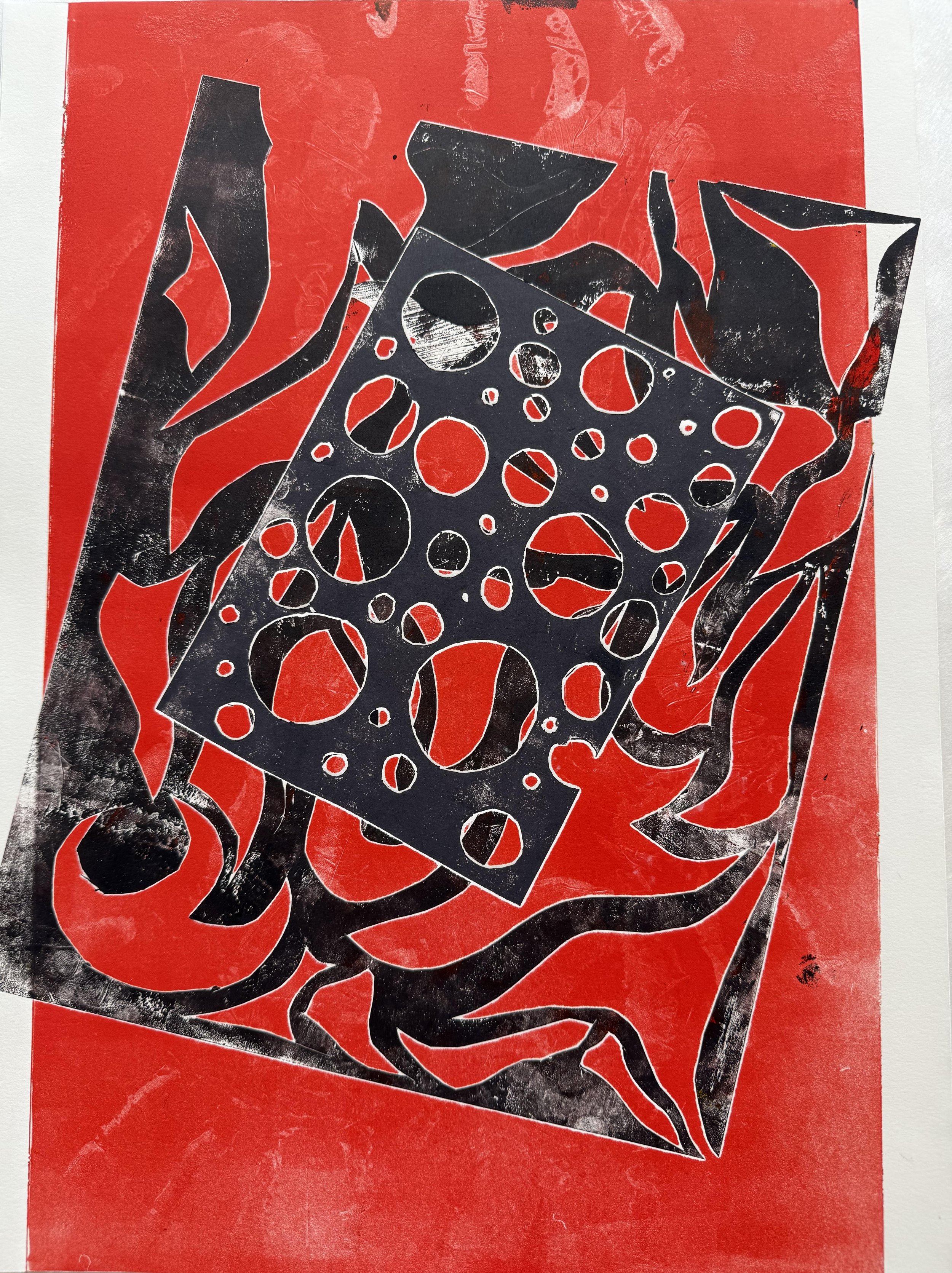 Monotype on Kozo