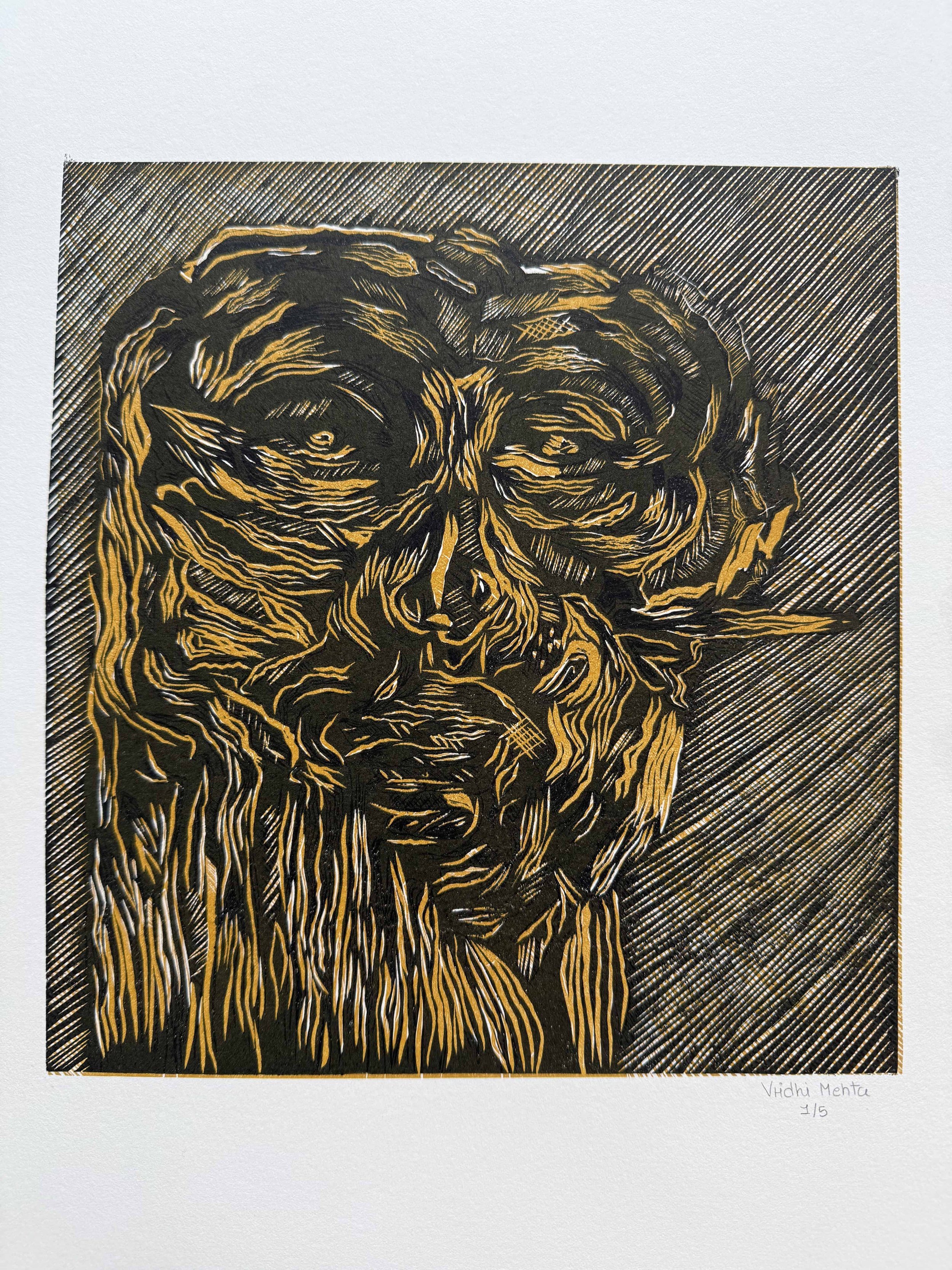 Relief print on BFK