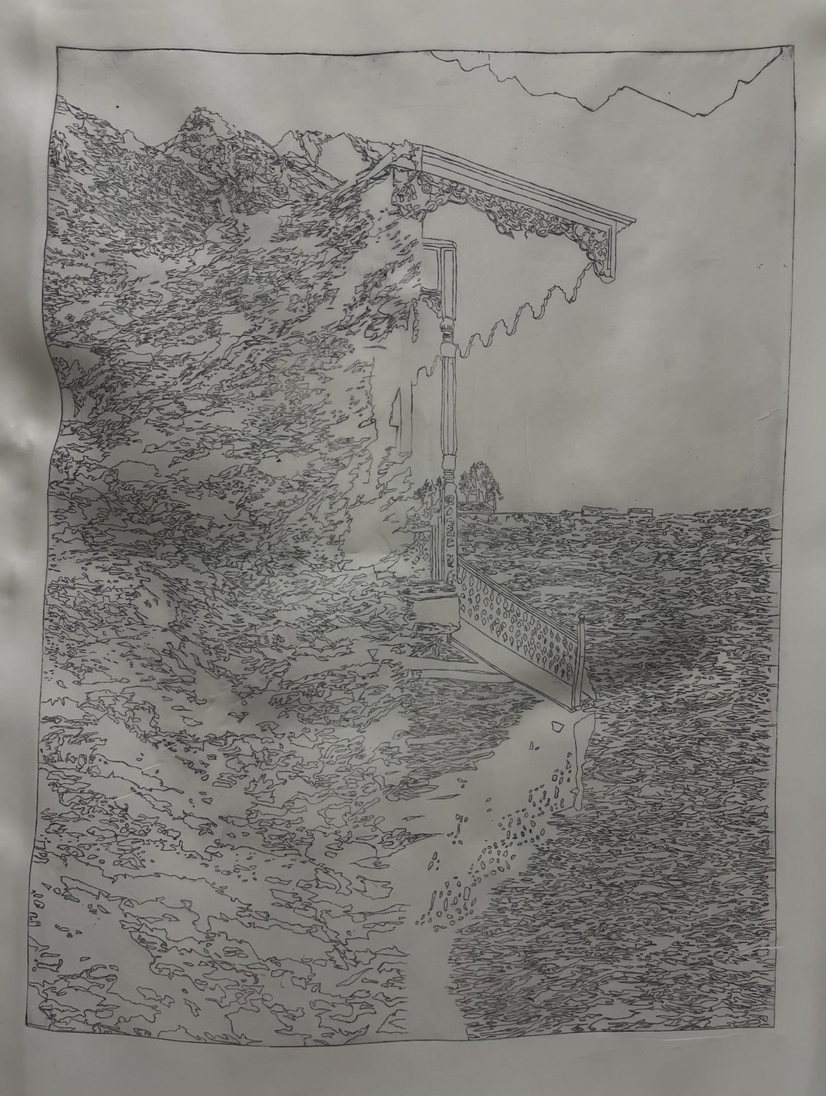 Intaglio on Silk