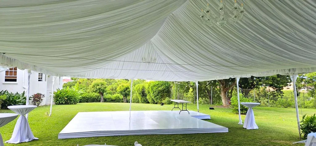 Dance Floor in Cocktail Wedding