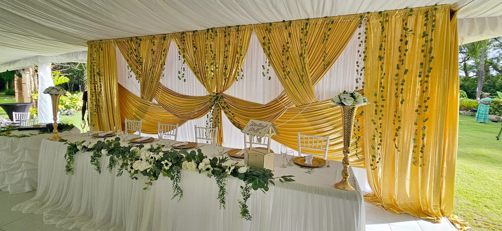 Head Table Backdrop