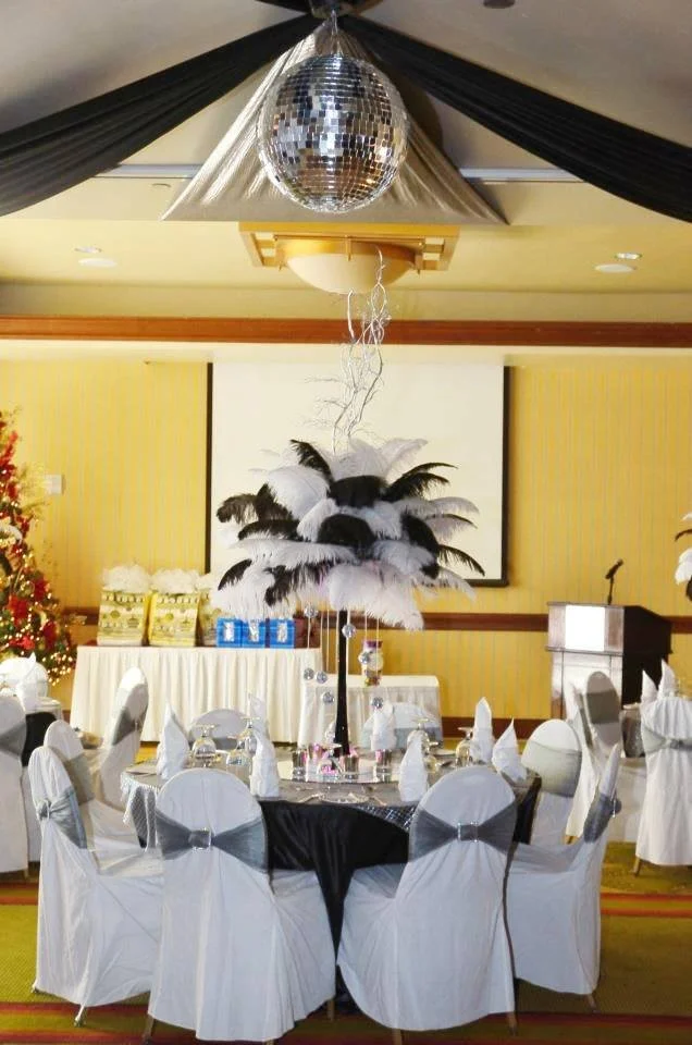 Event decor Black & White 