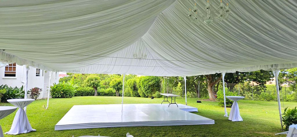 Dance Floor in Cocktail Wedding