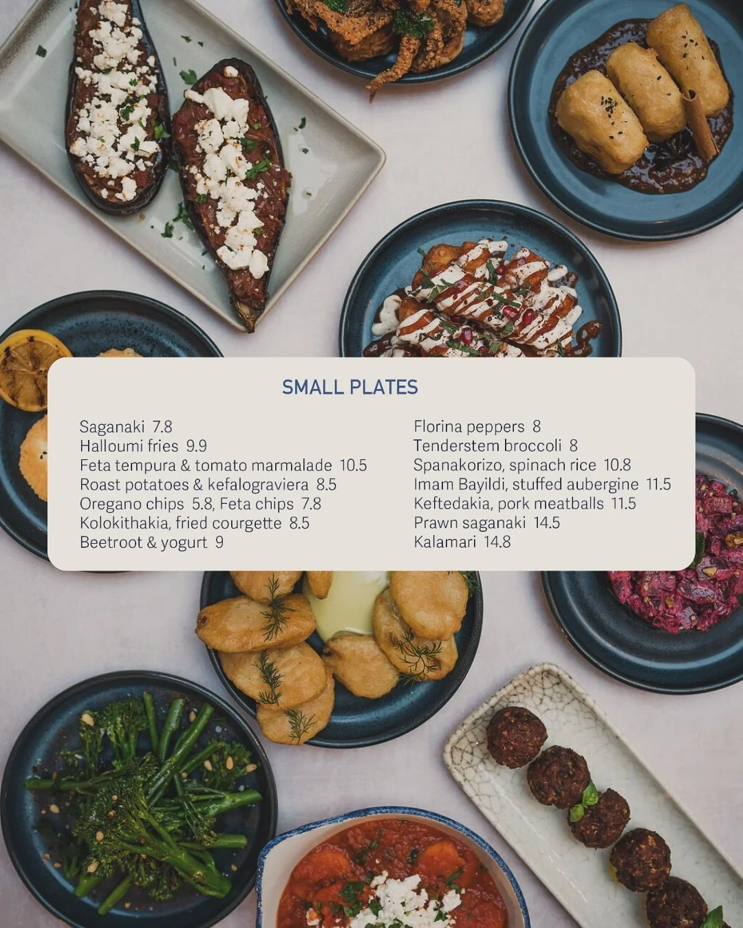 Plates that bring people closer 💙

At Greko, we believe the best conversations start over meze: a table full of colours, textures, and flavours meant to be passed around, tasted, and talked about.

No rush. 
No rules. 

Just good food, curious hands