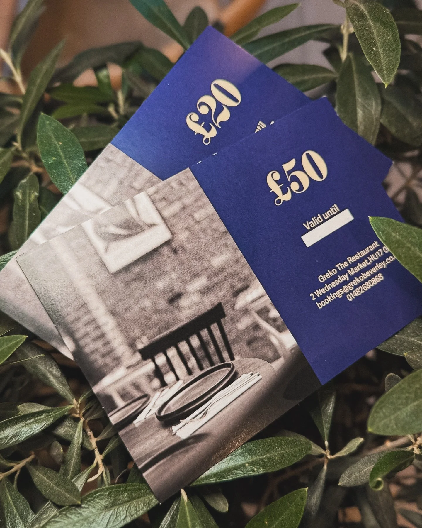 Still searching for the perfect holiday gift? 🎁

Treat someone special to a Greko Beverley gift voucher &mdash; available in &pound;20 &amp; &pound;50 ✨

Grab yours quickly &amp; easily in the restaurant and make someone&rsquo;s festive season unfor