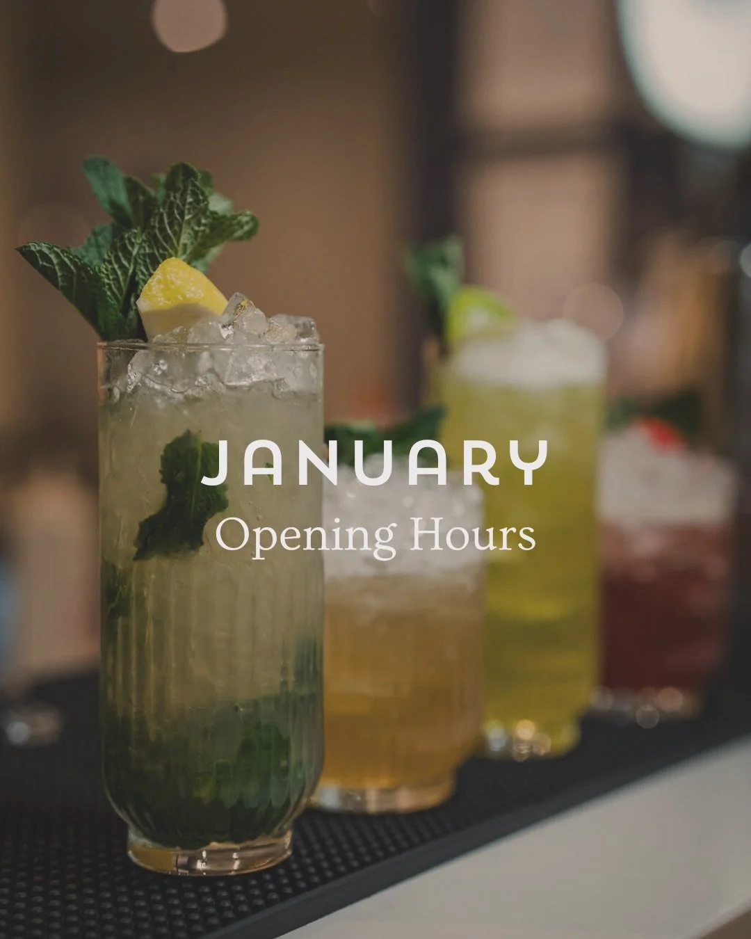 ❗️Updates ❗️

Please make sure to check our January opening hours before your visit ✨ 

We can&rsquo;t wait to welcome you 💙