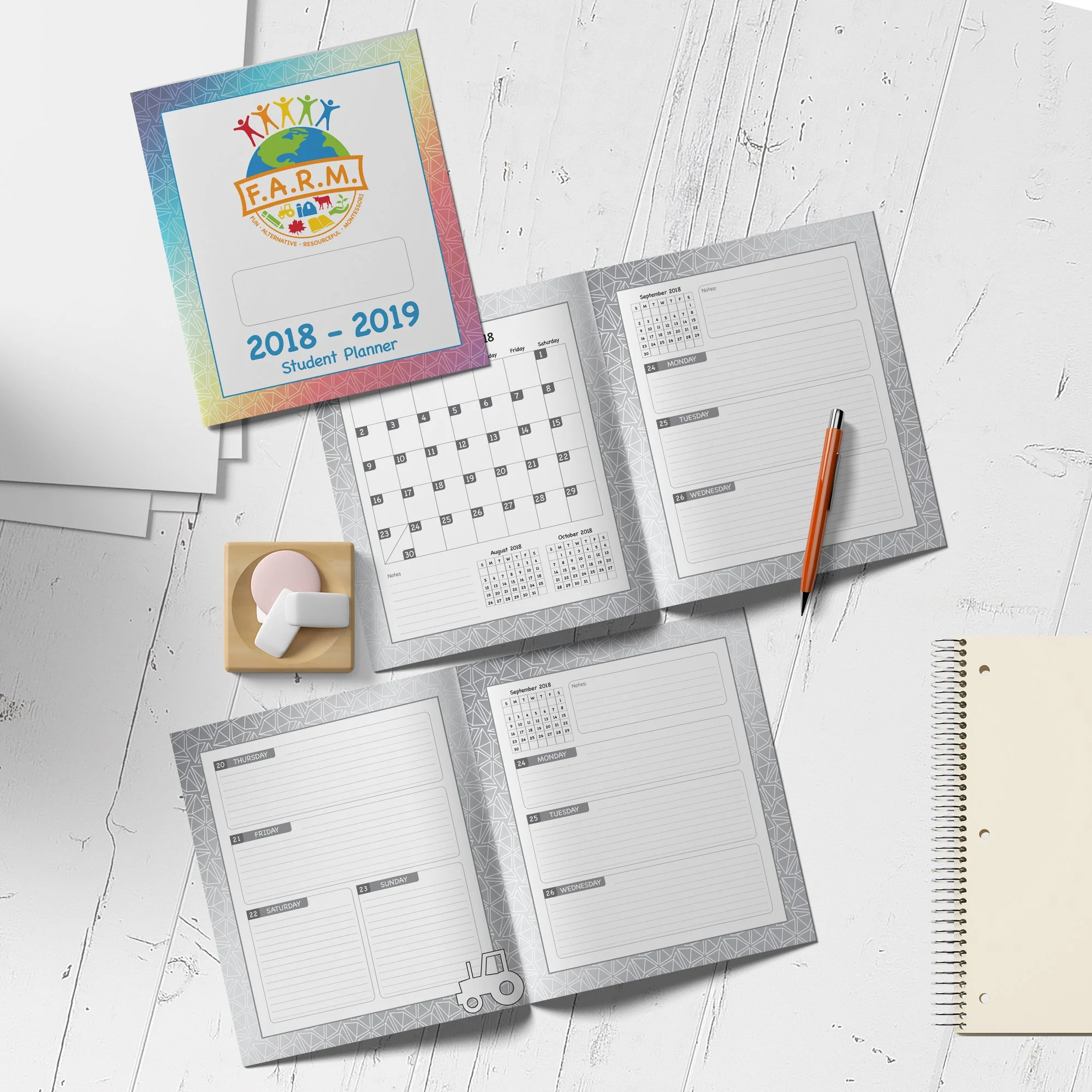 Montessori School Planner Design