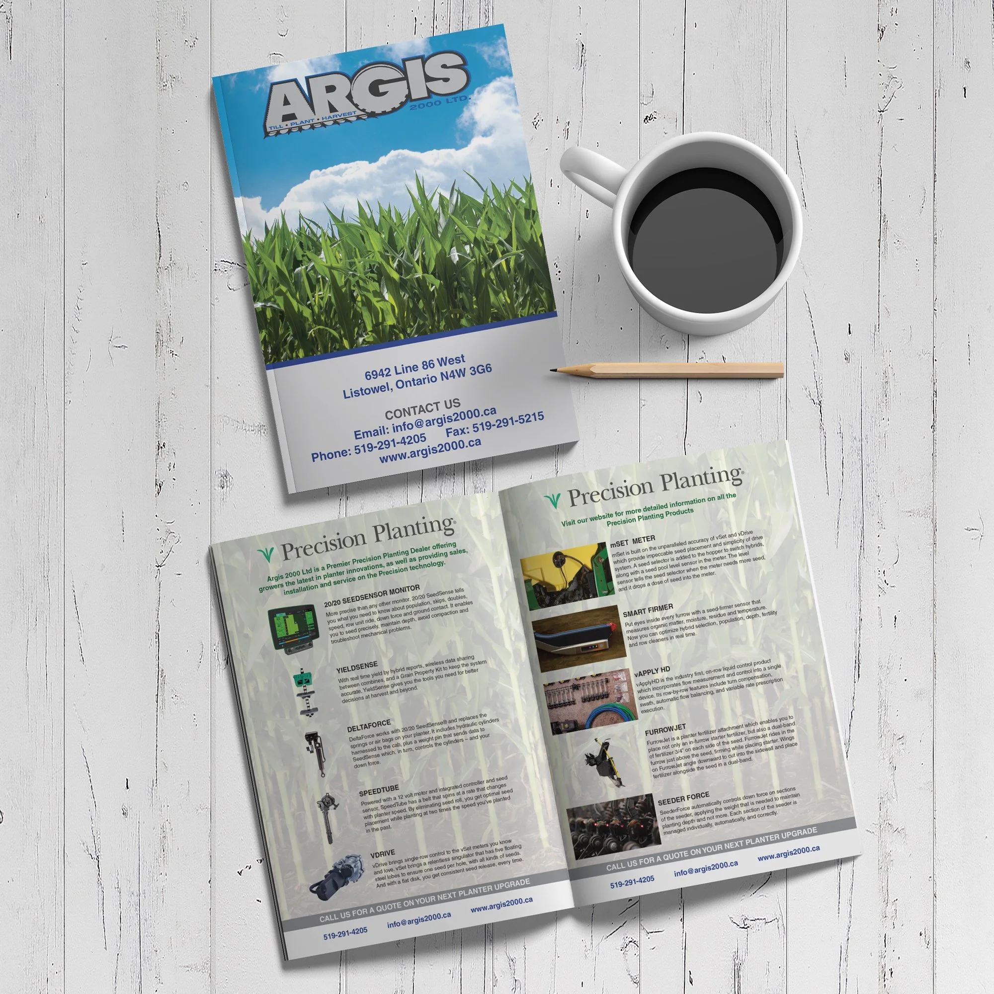 Mini Product Booklet for Argis 2000 Ltd.
