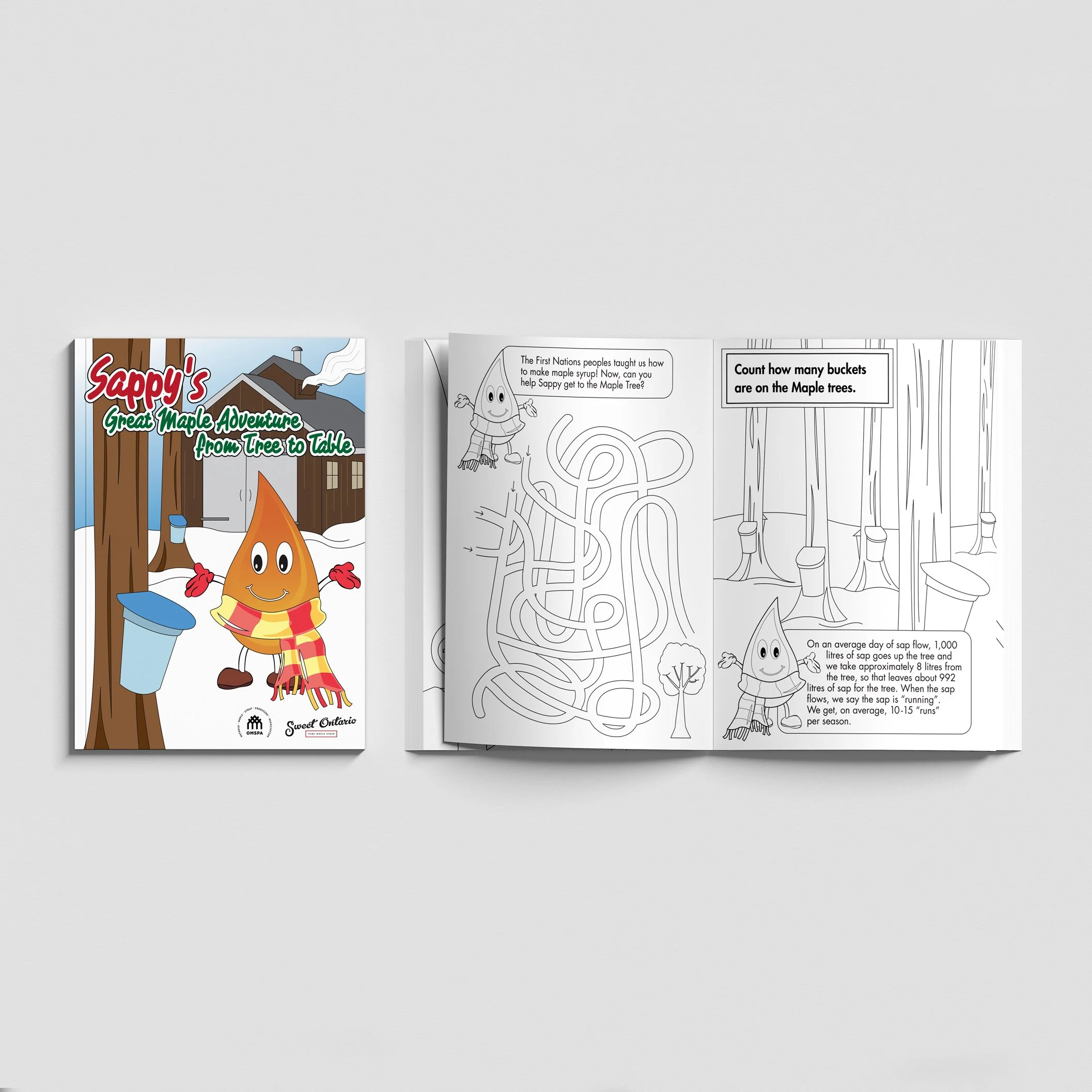 Children's Colouring and Activity Booklet for OMSPA