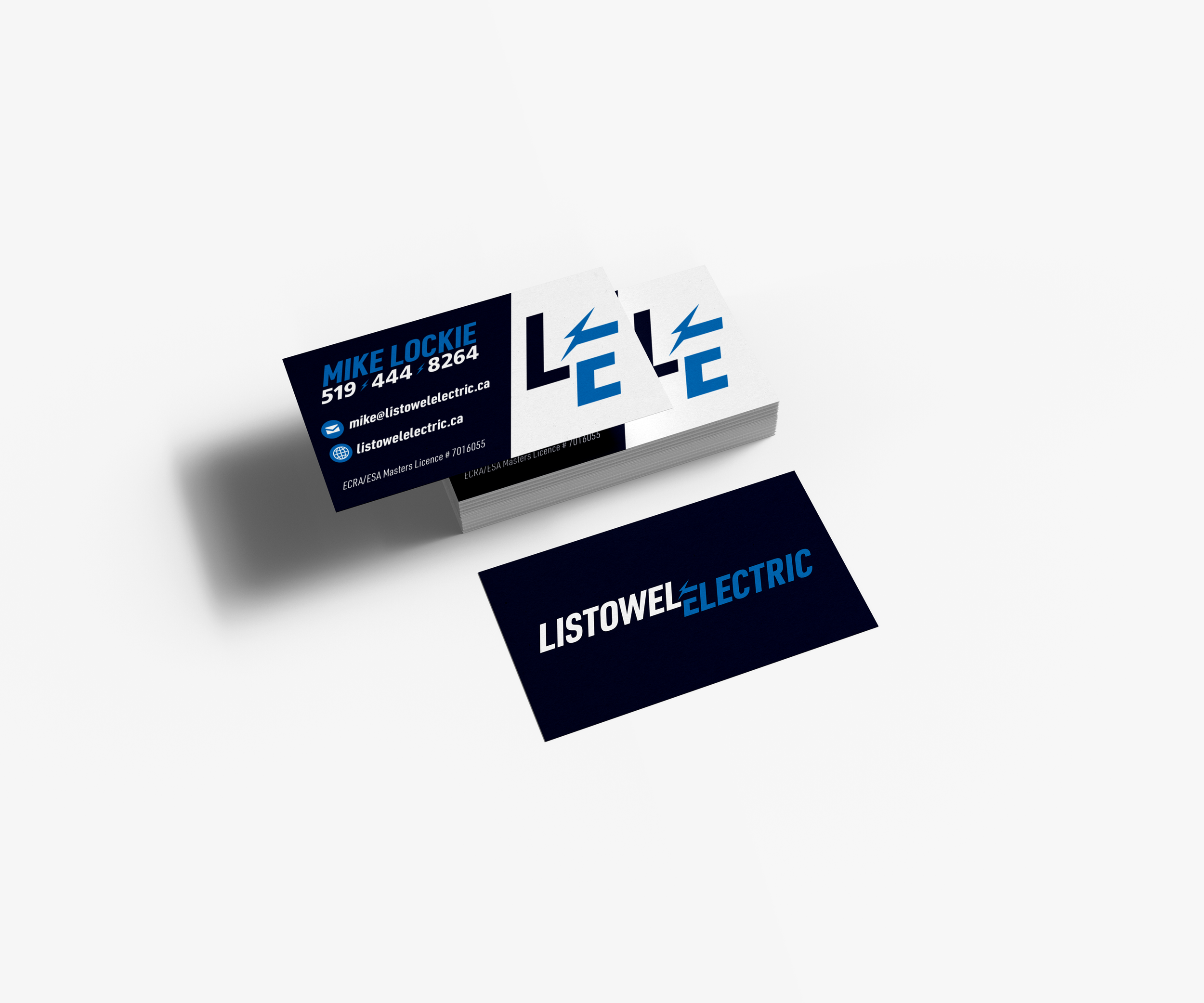 Business Card Design for Listowel Electric