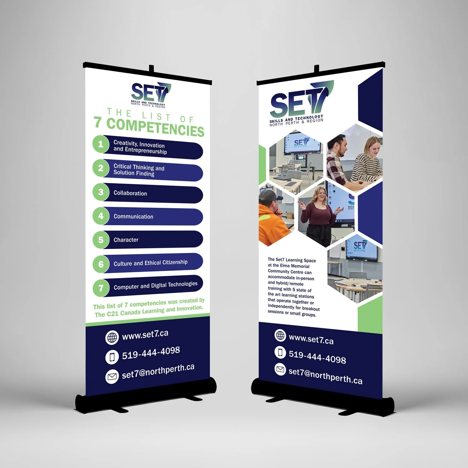 Set7 Roll Up Banner for Municipality of North Perth
