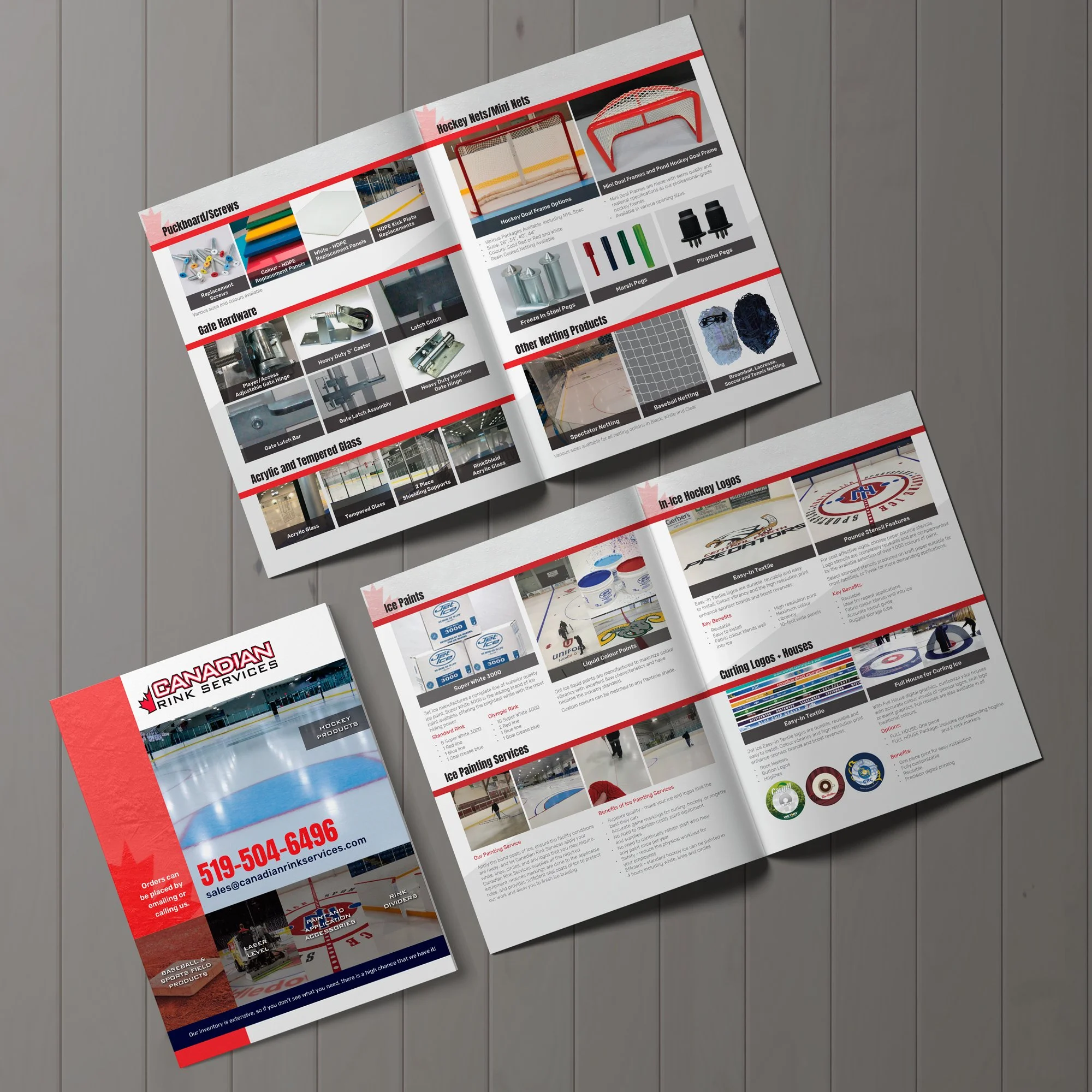 Marketing Booklet for Canadian Rink Services