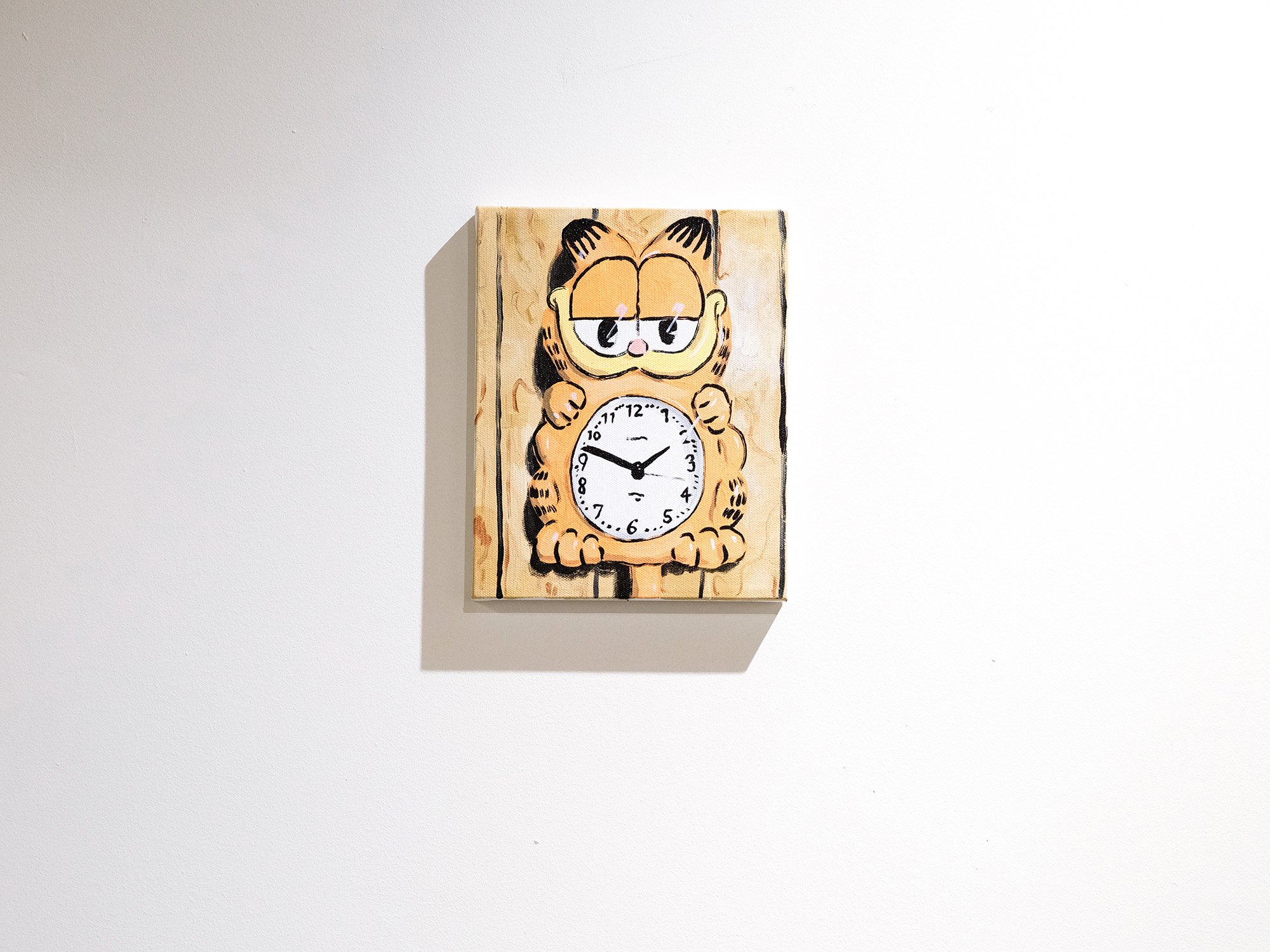 Spencer Harris
Garfield Clock, 2023
Acrylic on canvas
8” x 10”