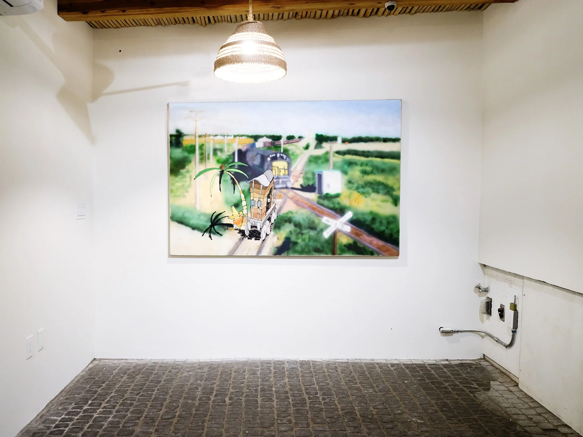 Jack Lloyd
Thanks Herby :•), 2024
Acrylic ink and oil on canvas
72” x48”