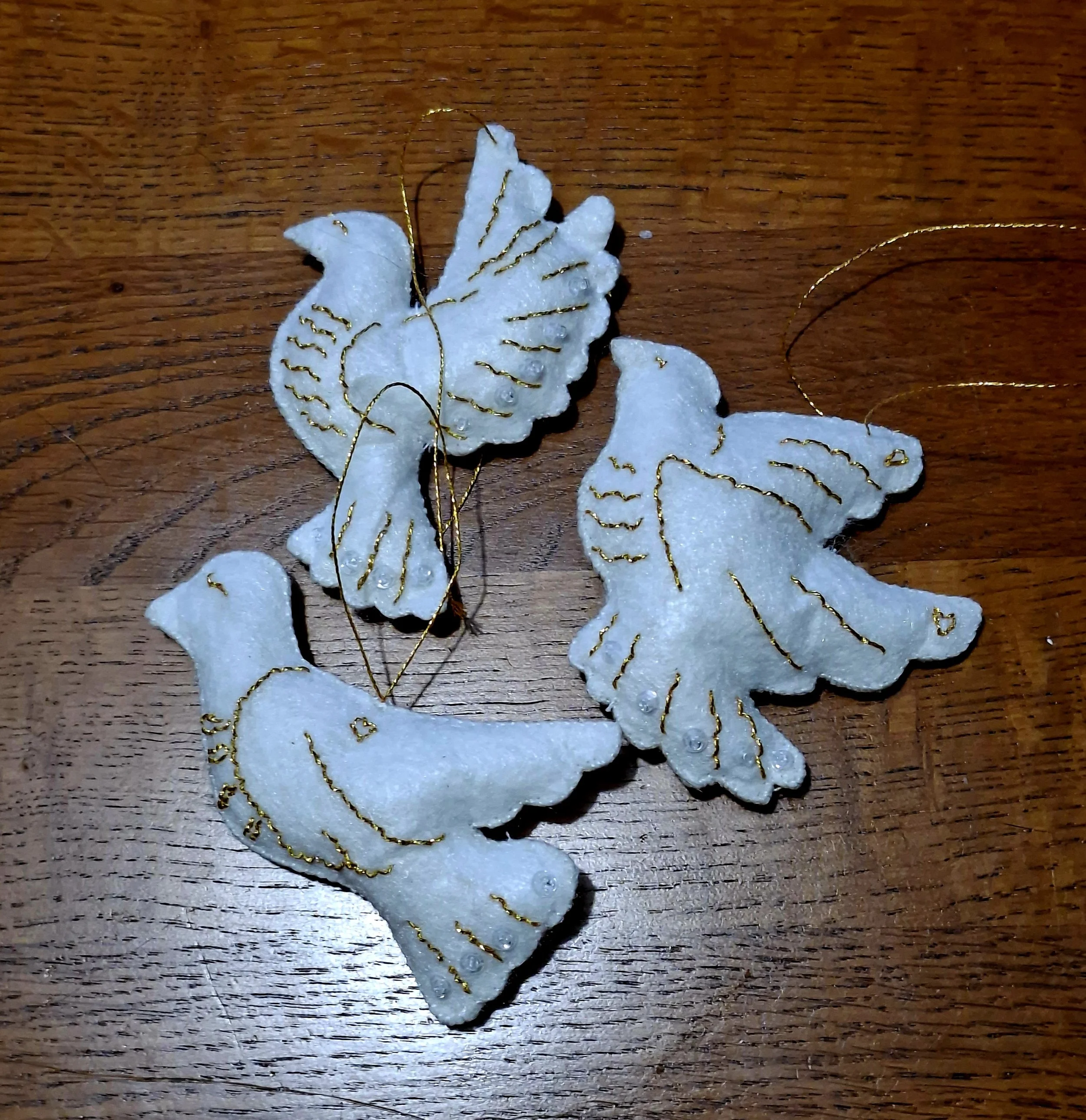 Dove set of three - flet