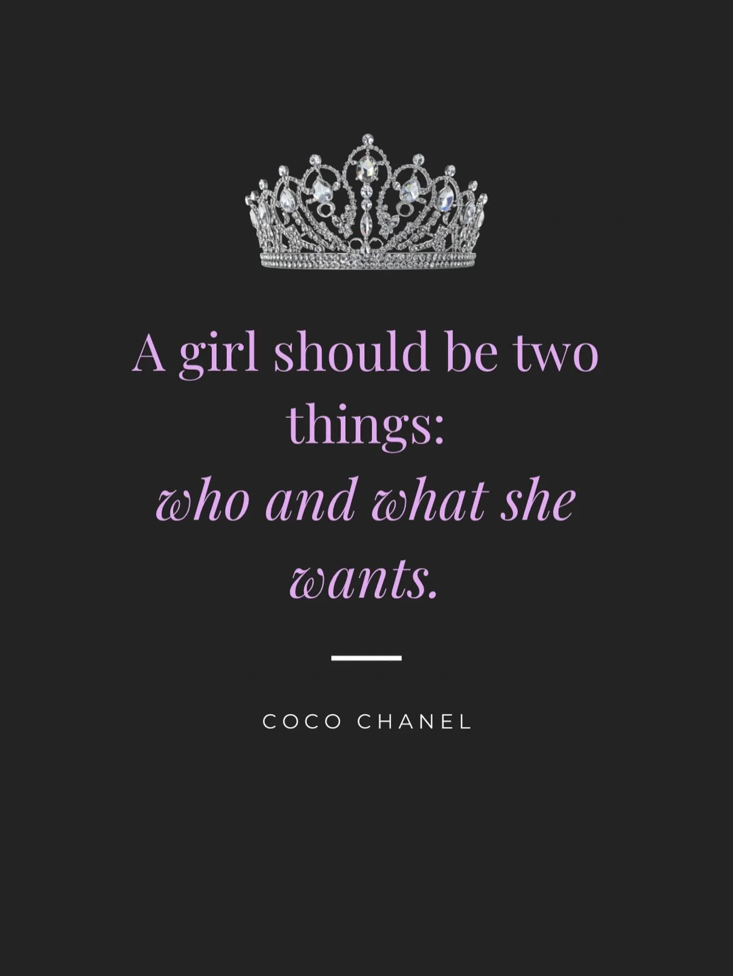 We as women are conditioned to be a certain way, to feel a certain way, with an enormous amount of expectations on our shoulders and very rarely do we get asked what we want. 

Women are the powerhouses and life force of the world, quite literally.


