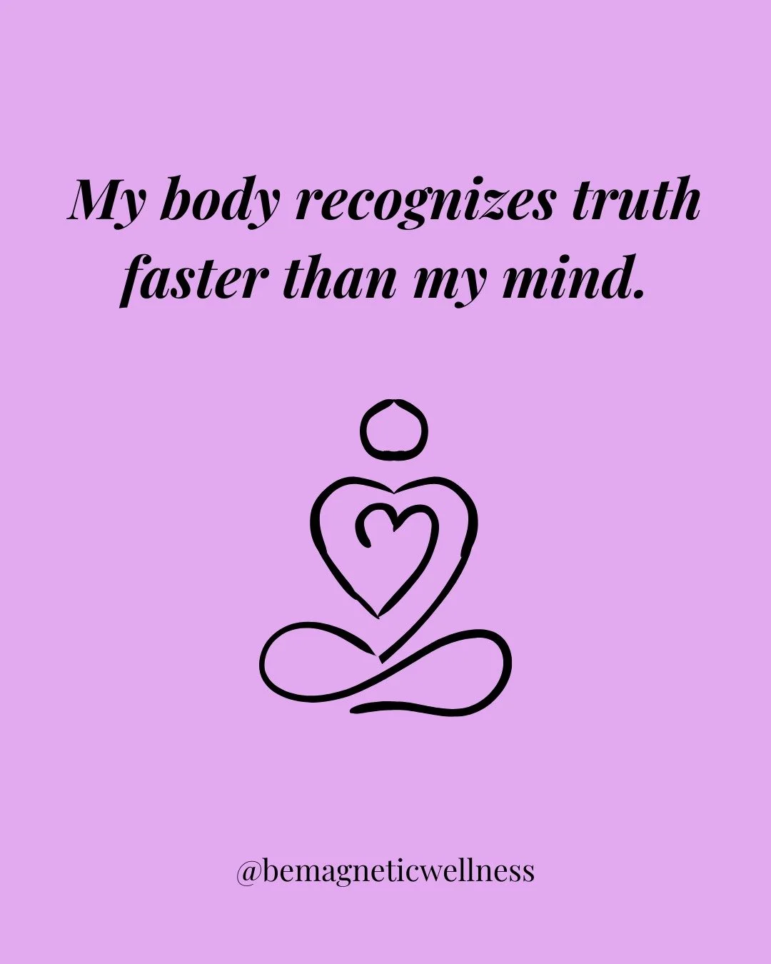My body is my greatest teacher and my deepest intuition. And sometimes that&rsquo;s inconvenient, because I&rsquo;ll say, &ldquo;It&rsquo;s okay body, I hear you.&rdquo; But do I really? Or do I override it, rationalize it, push through?

Not always 