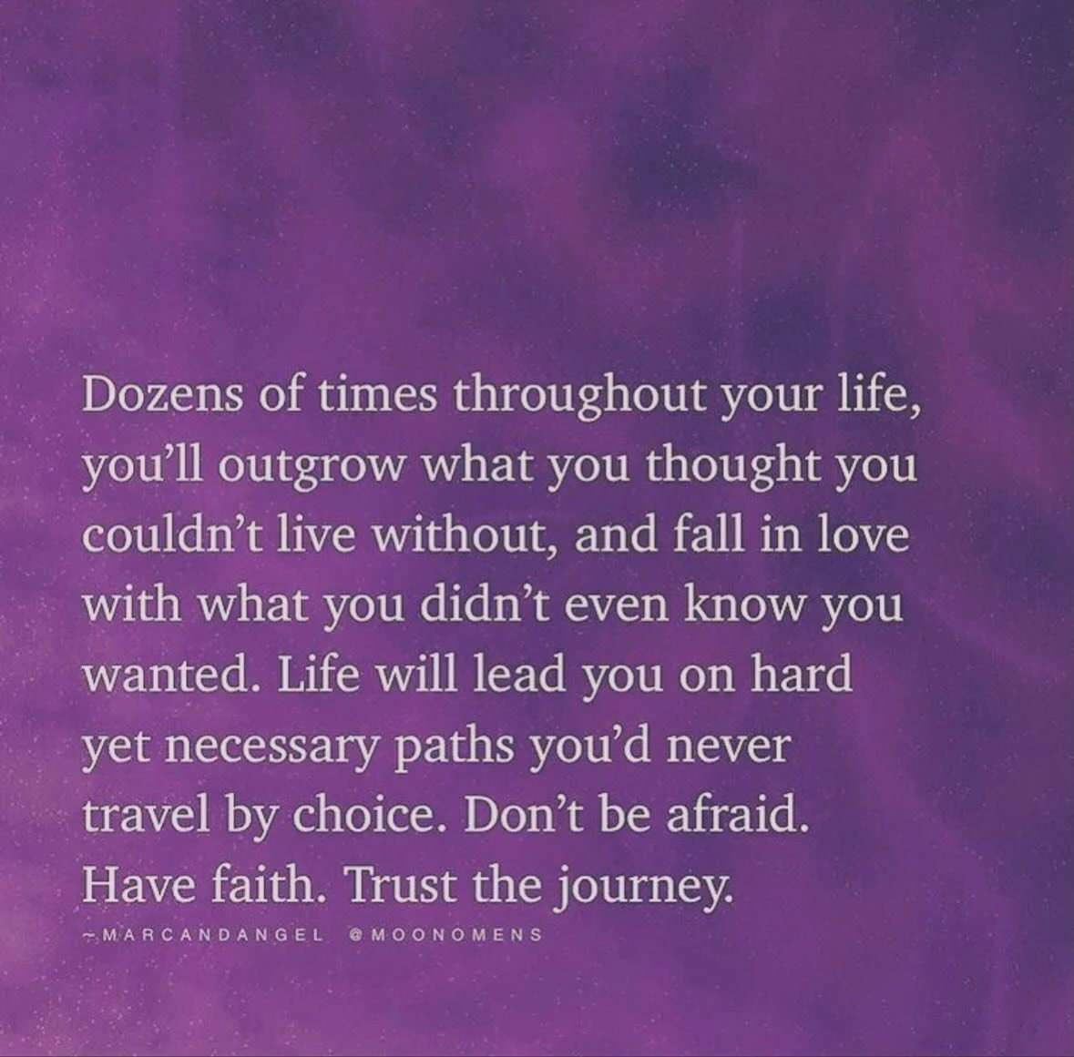 Never be afraid to change directions. Be so proud of yourself for recognizing or becoming aware the lane you are driving in is going the wrong way. Because life will give you so many signs. It&rsquo;s take me YEARS to come to realizations I have had 
