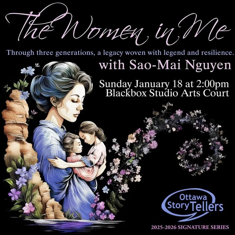 With another amazing show in the books we turn to our next Signature Series show: The Women in Me, coming this January!

Sao-Mai Nguyen takes the stage with a powerful new storytelling performance that digs into identity, inheritance, and the resilie